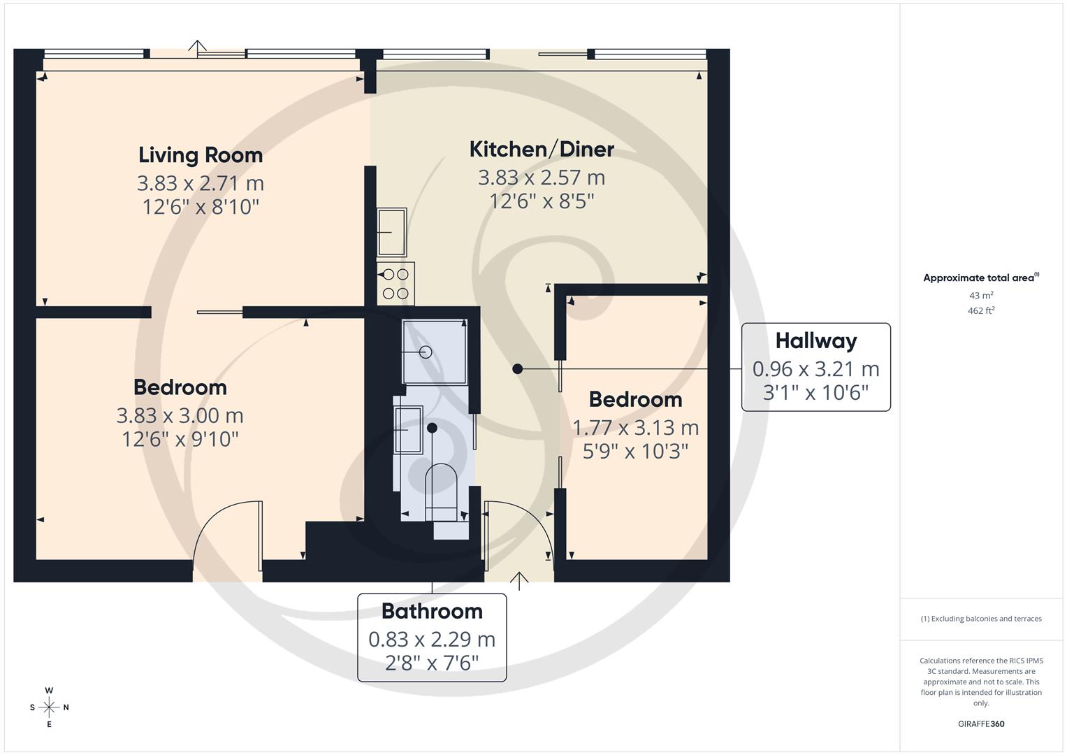 W204 Citispace, 2 Leylands Road, Leeds floorplan
