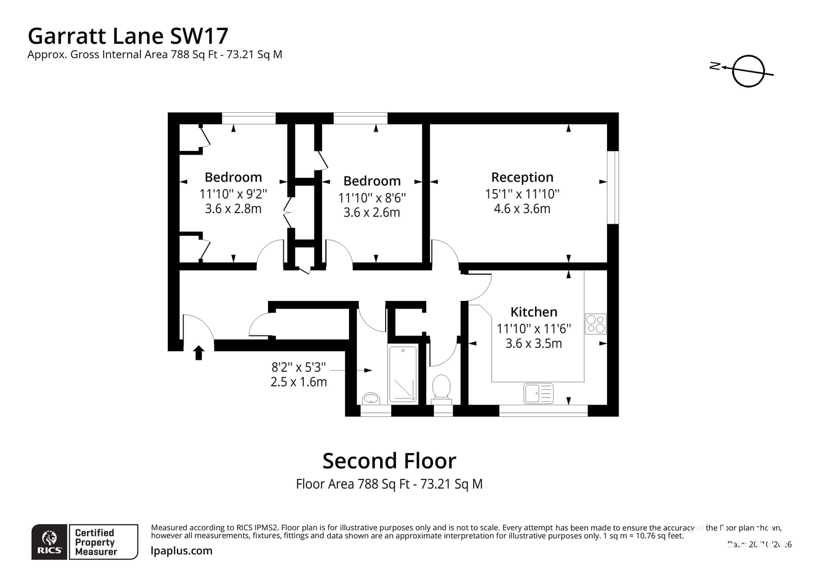 Garratt Lane, London floorplan