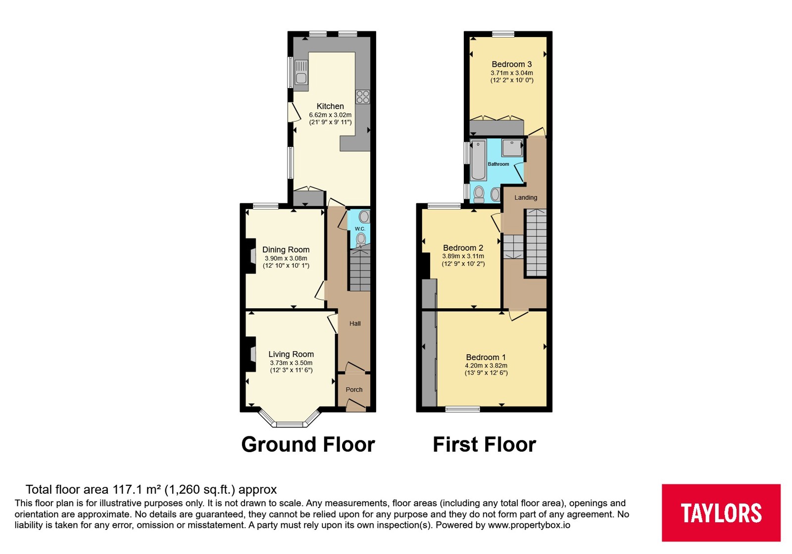 21, Furlong Road, Gloucestershire floorplan
