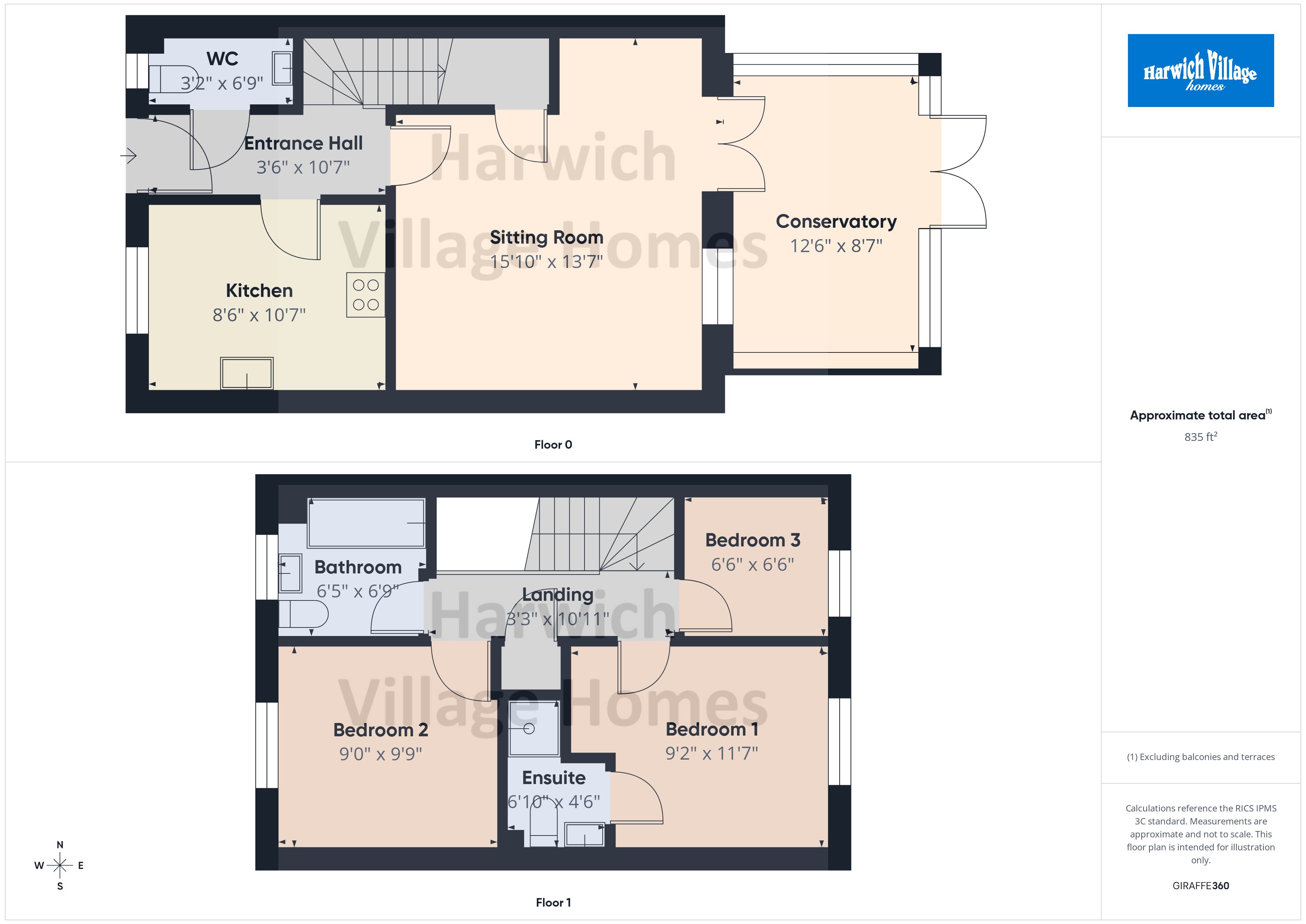 121, Heron Way, Essex floorplan