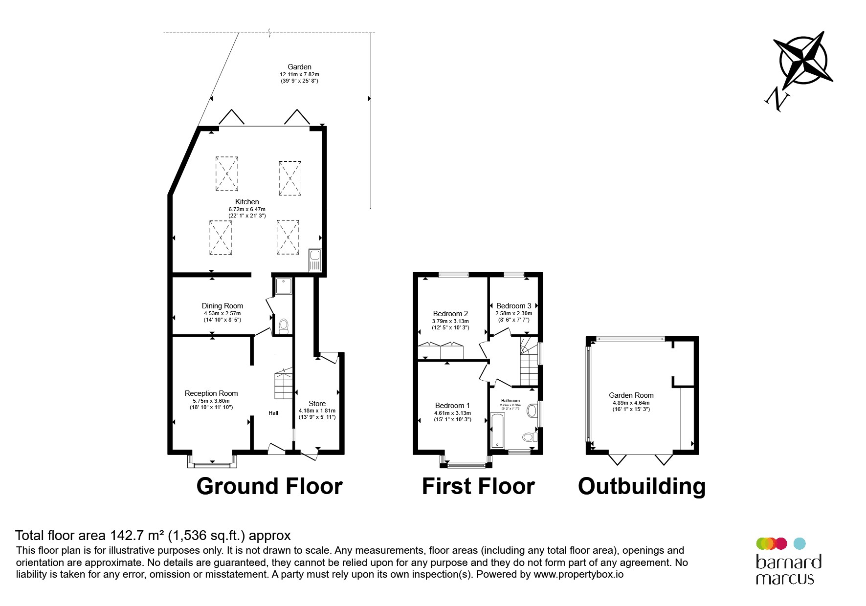 124, Tolworth Rise South, Surbiton floorplan