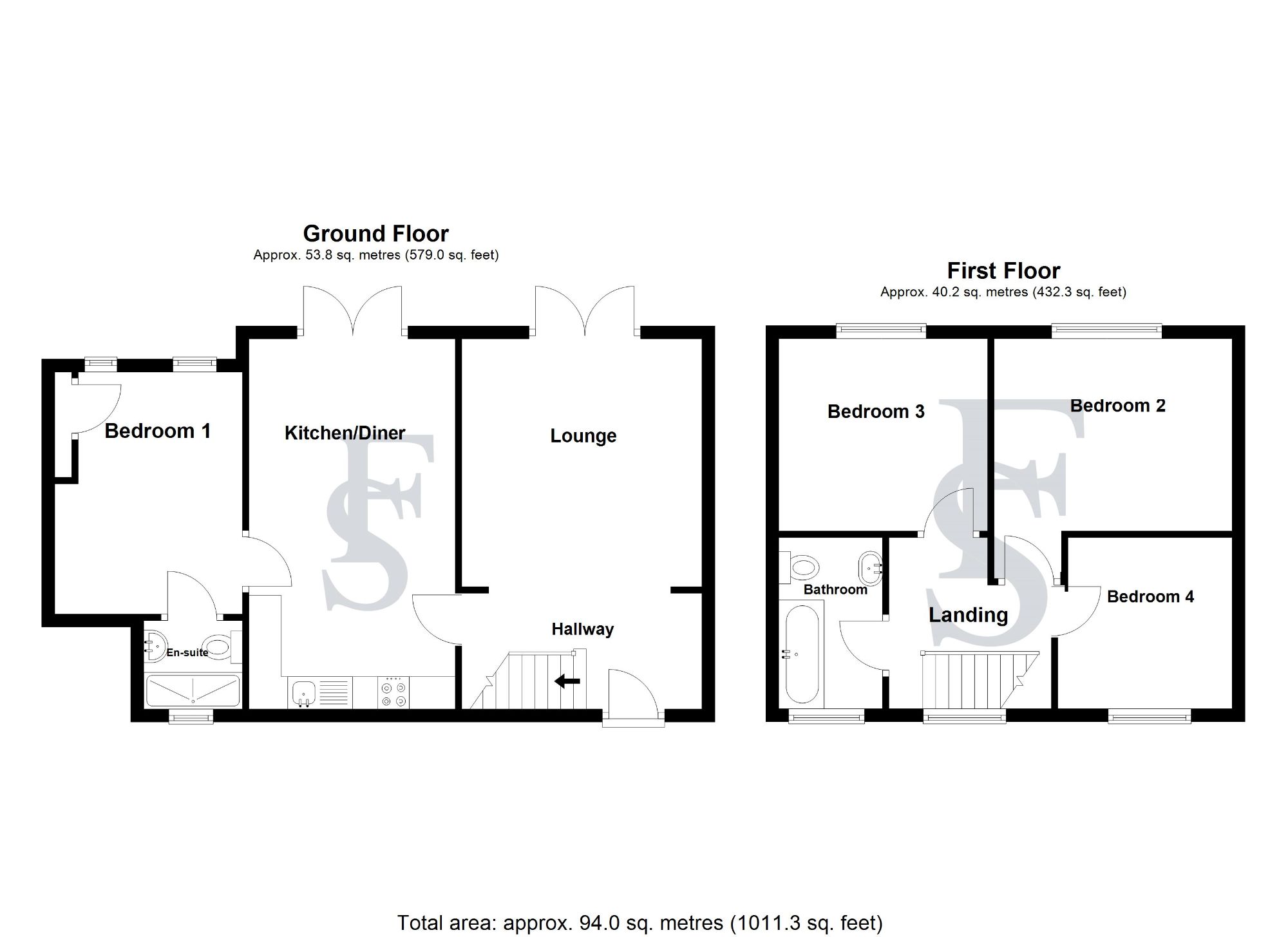 23, Armadale Drive, Leicester floorplan