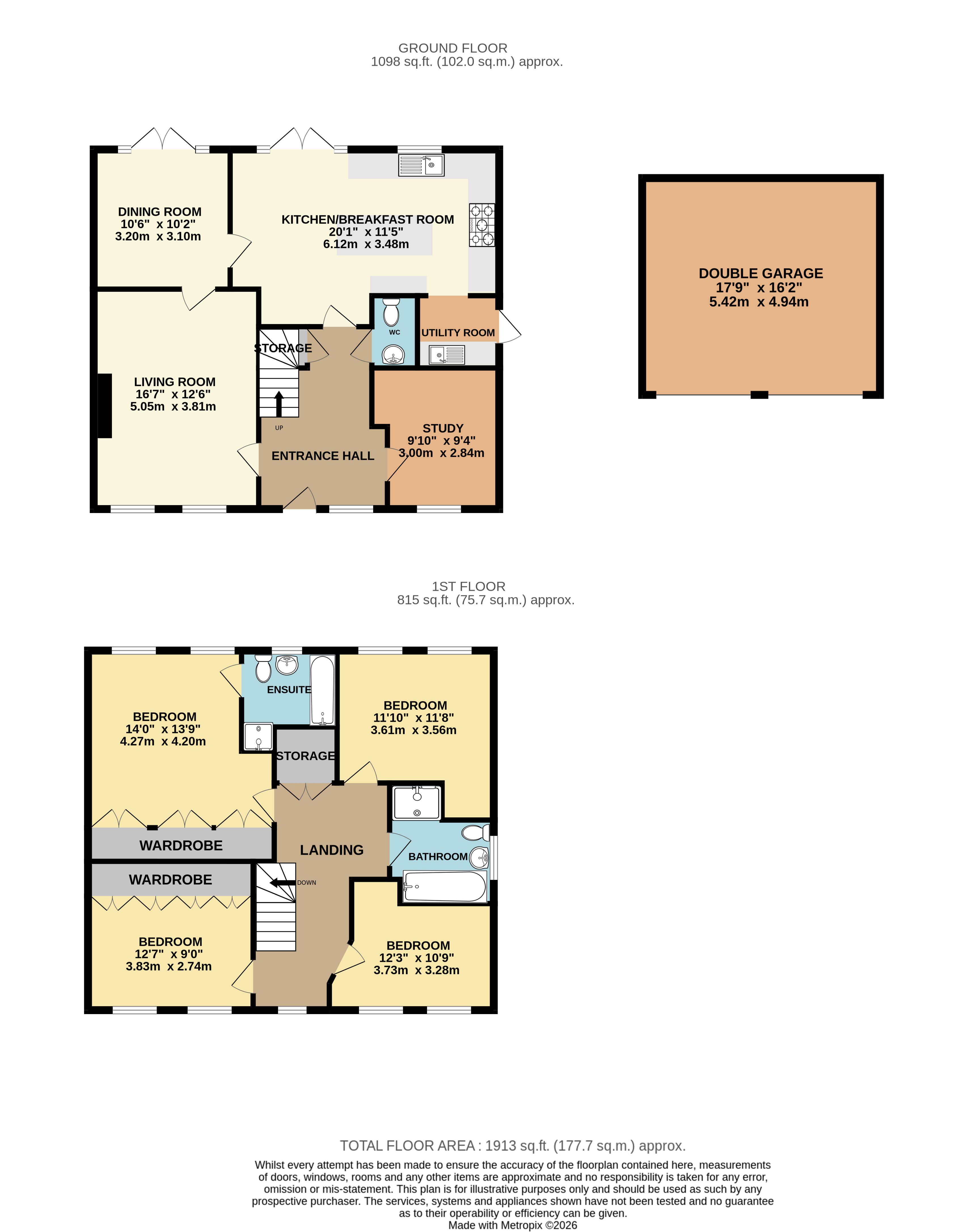 Portland Place, Westbury floorplan