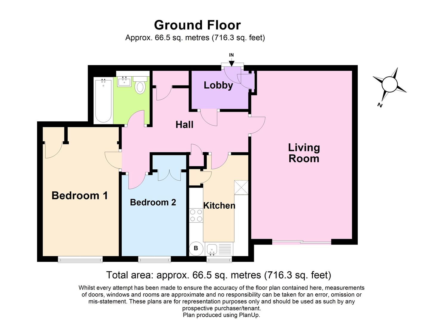 2 Bedrooms Flat for sale in Whitehaven Close, Bromley BR2