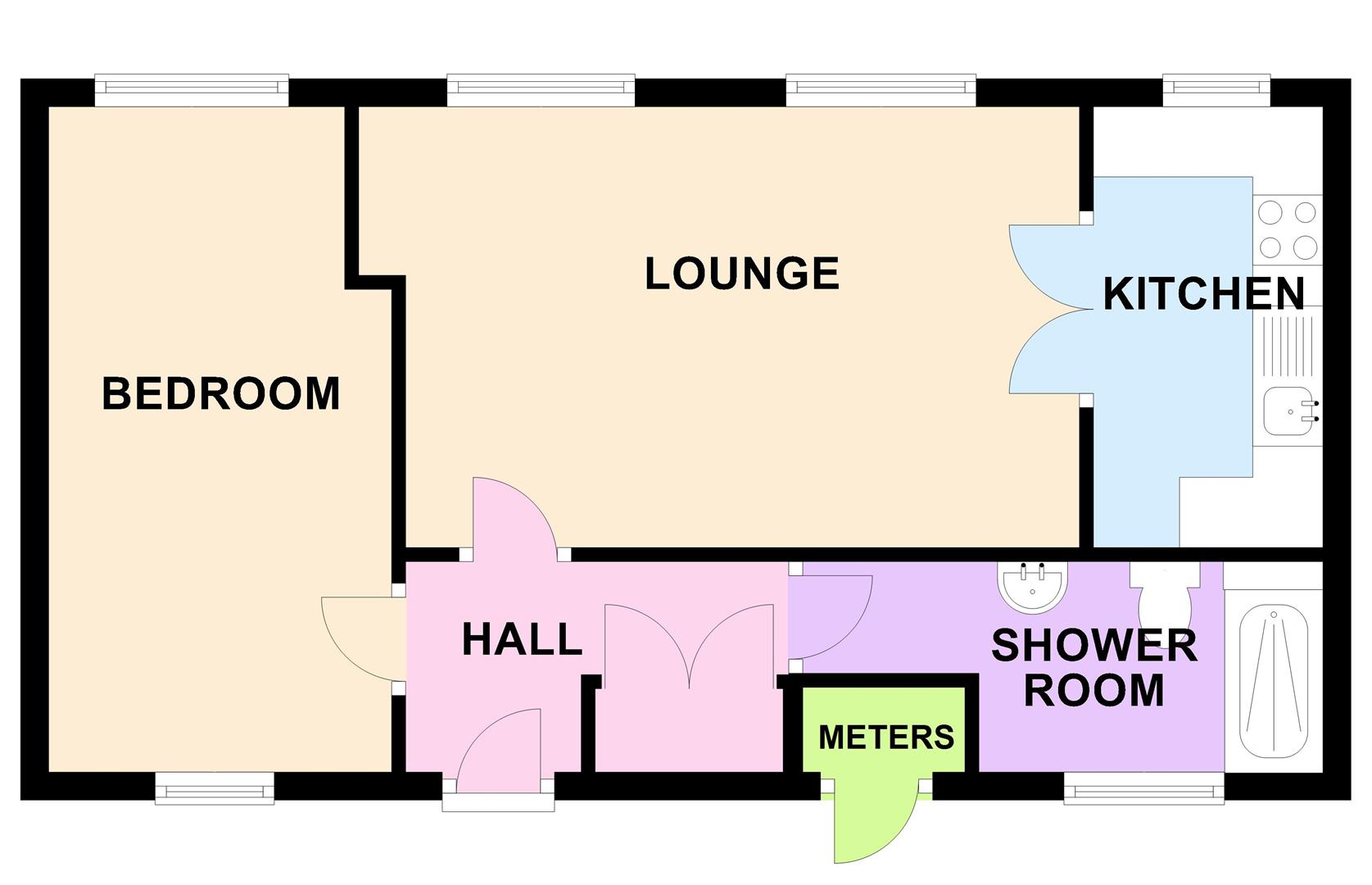 St. James Oaks, Trafalgar Road, Gravesend DA11, 1 bedroom property for