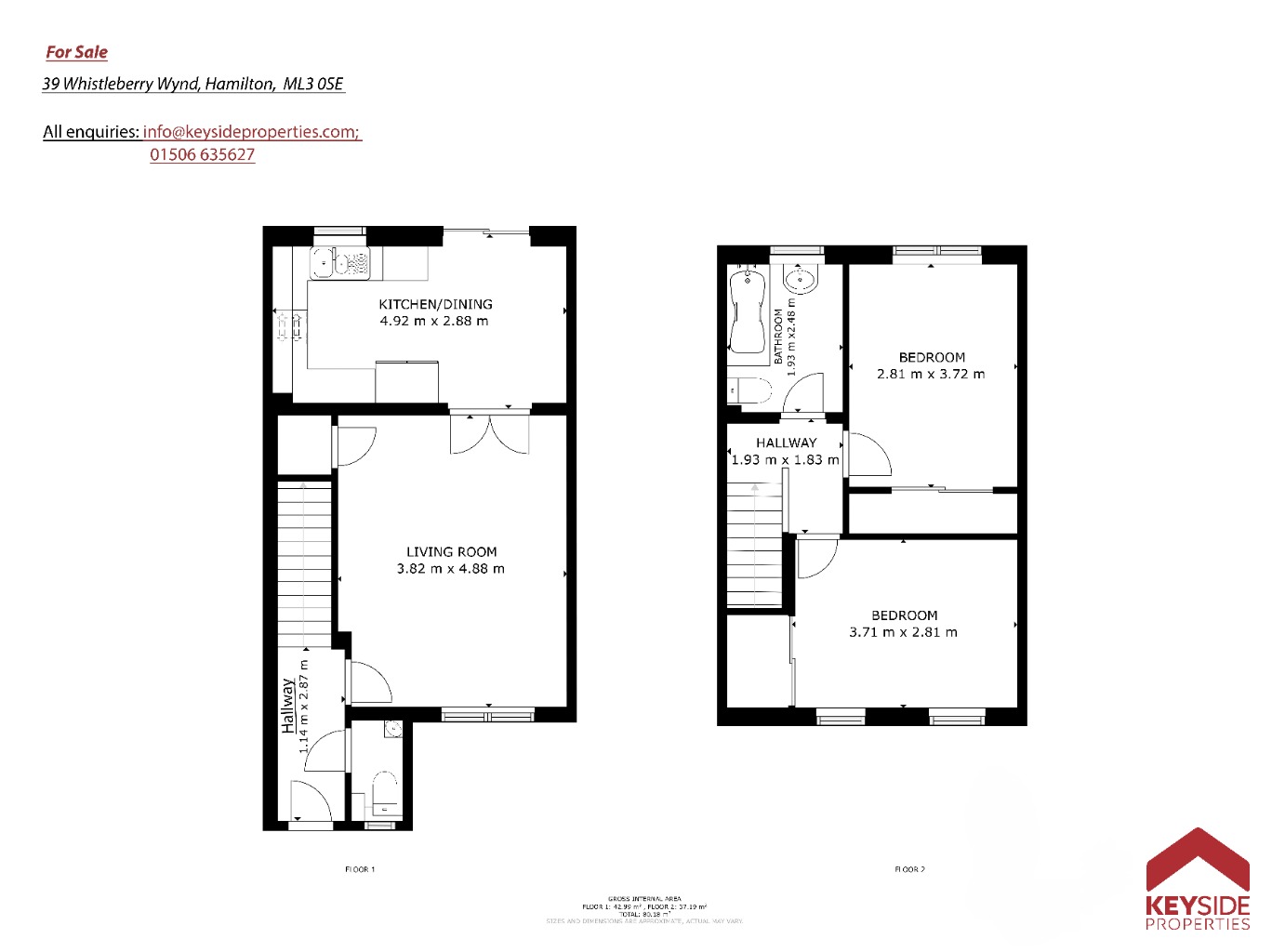 39, Whistleberry Wynd, South Lanarkshire floorplan