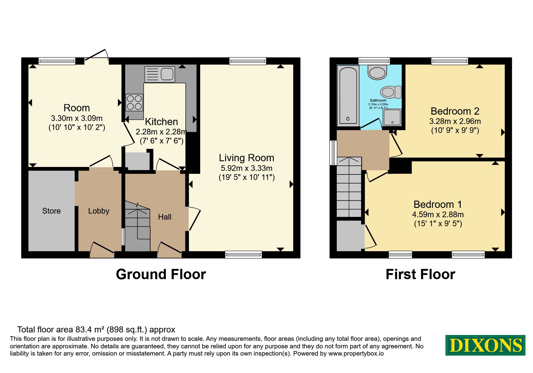 89, Brereton Road, West Midlands floorplan