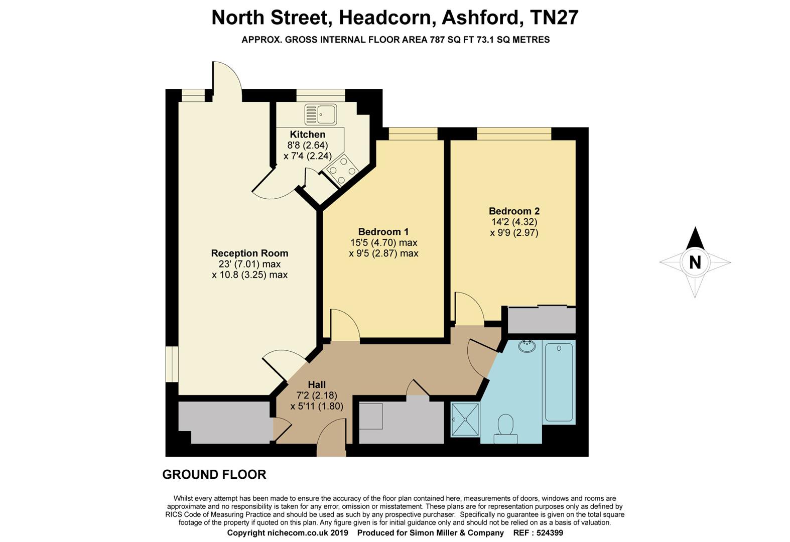 7, Culpeper Court, Headcorn floorplan