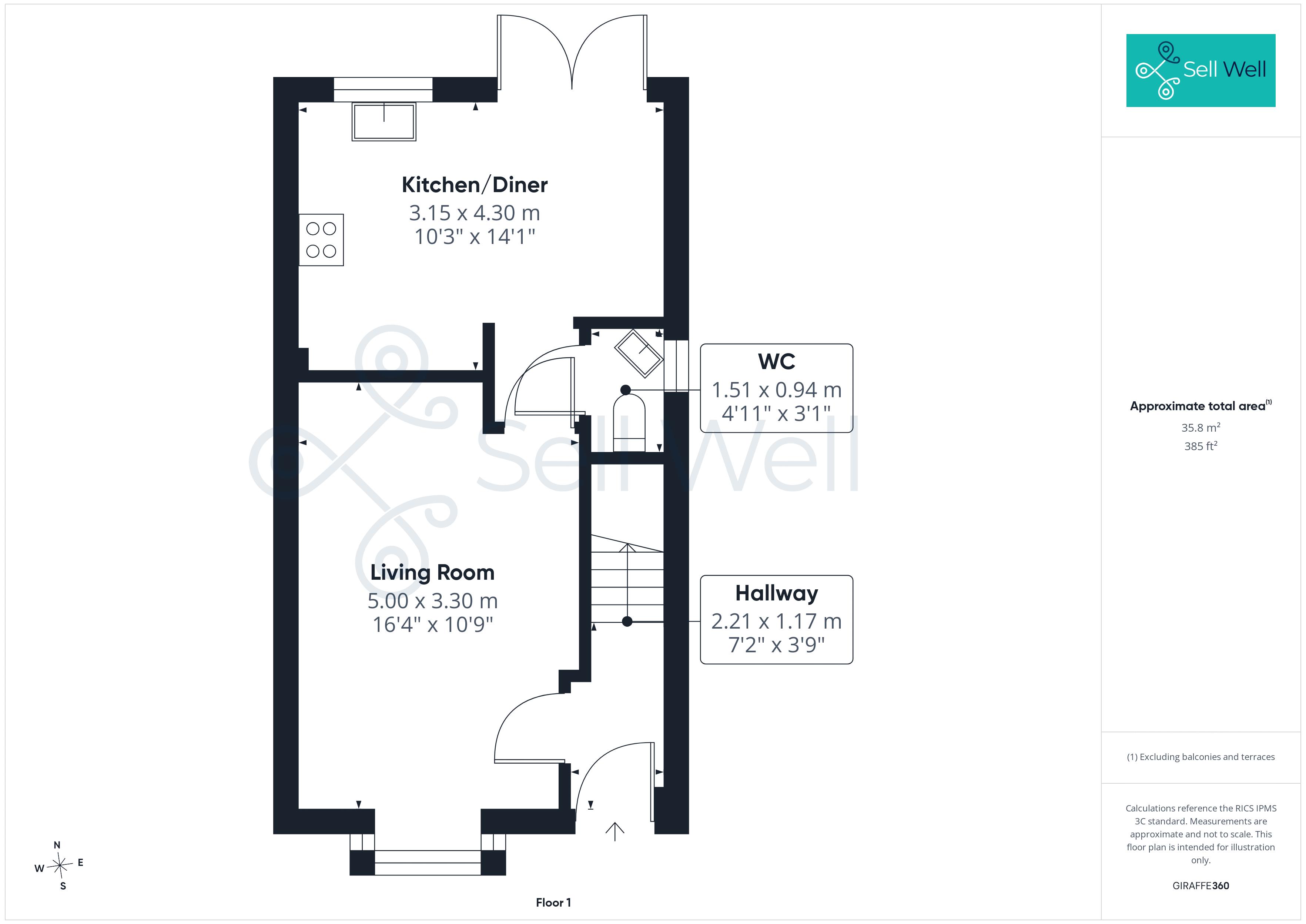 34, Dandelion Green, Manchester floorplan