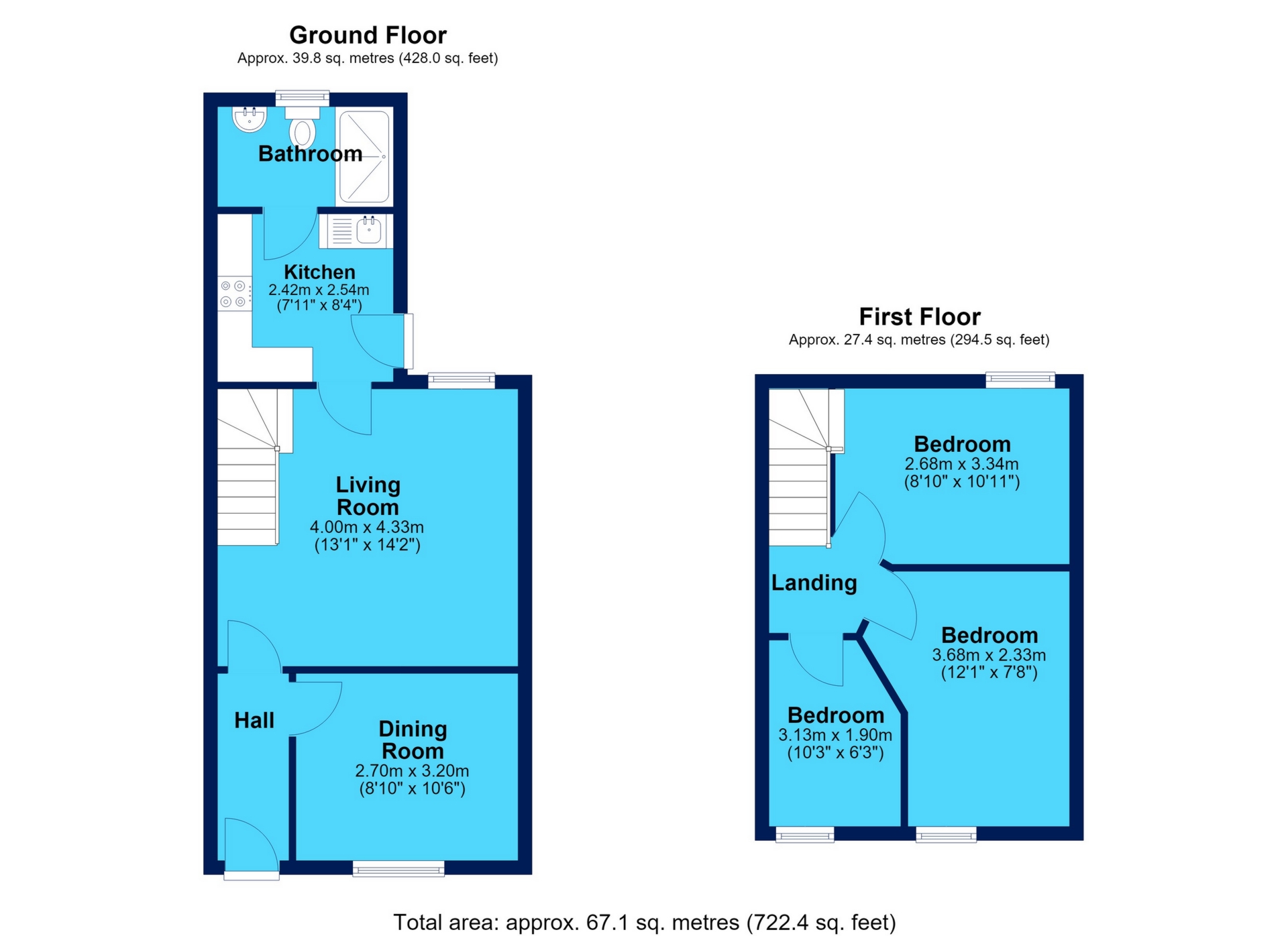 64, Patridge Road, Abertillery floorplan