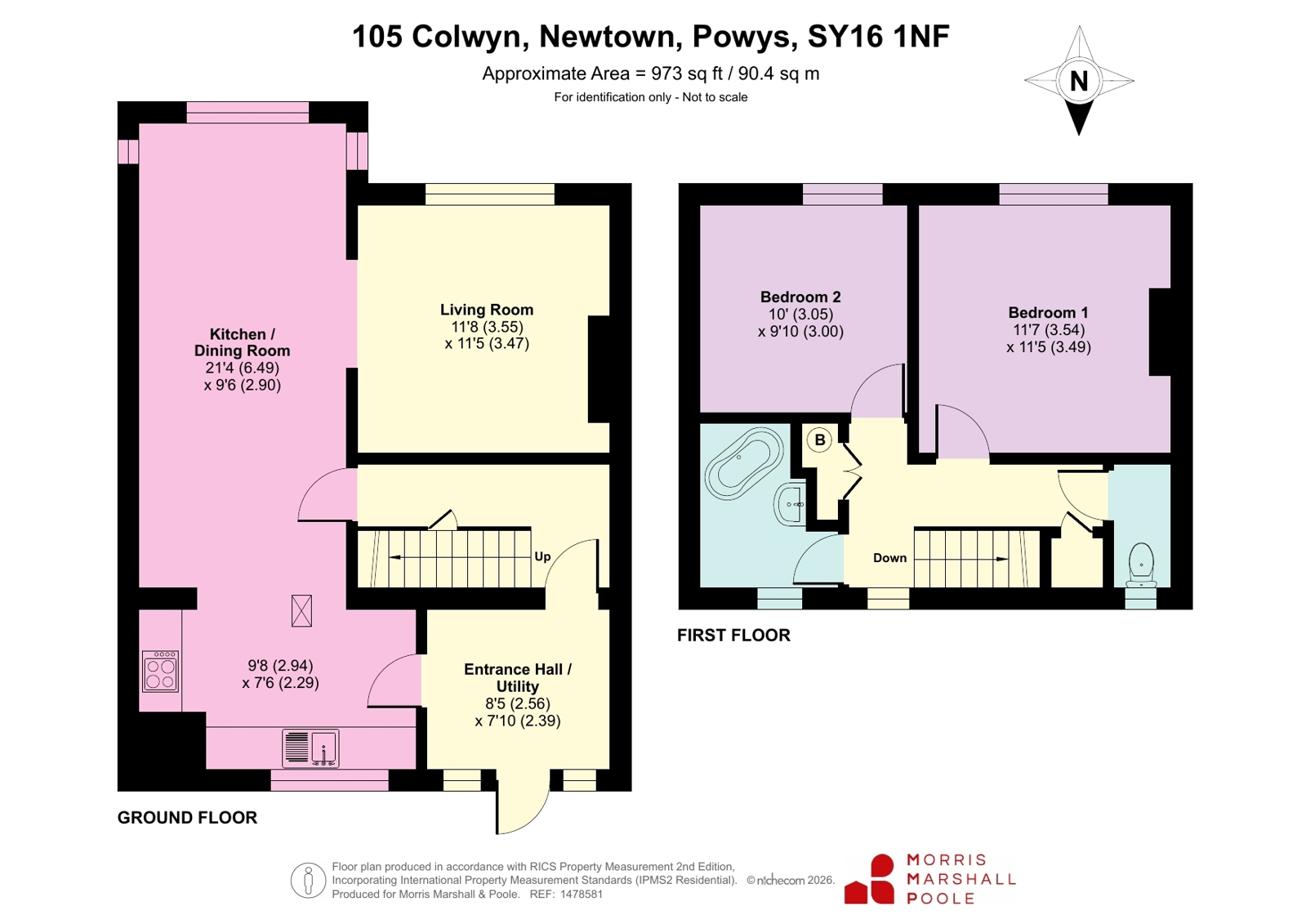 105, Colwyn, Powys floorplan