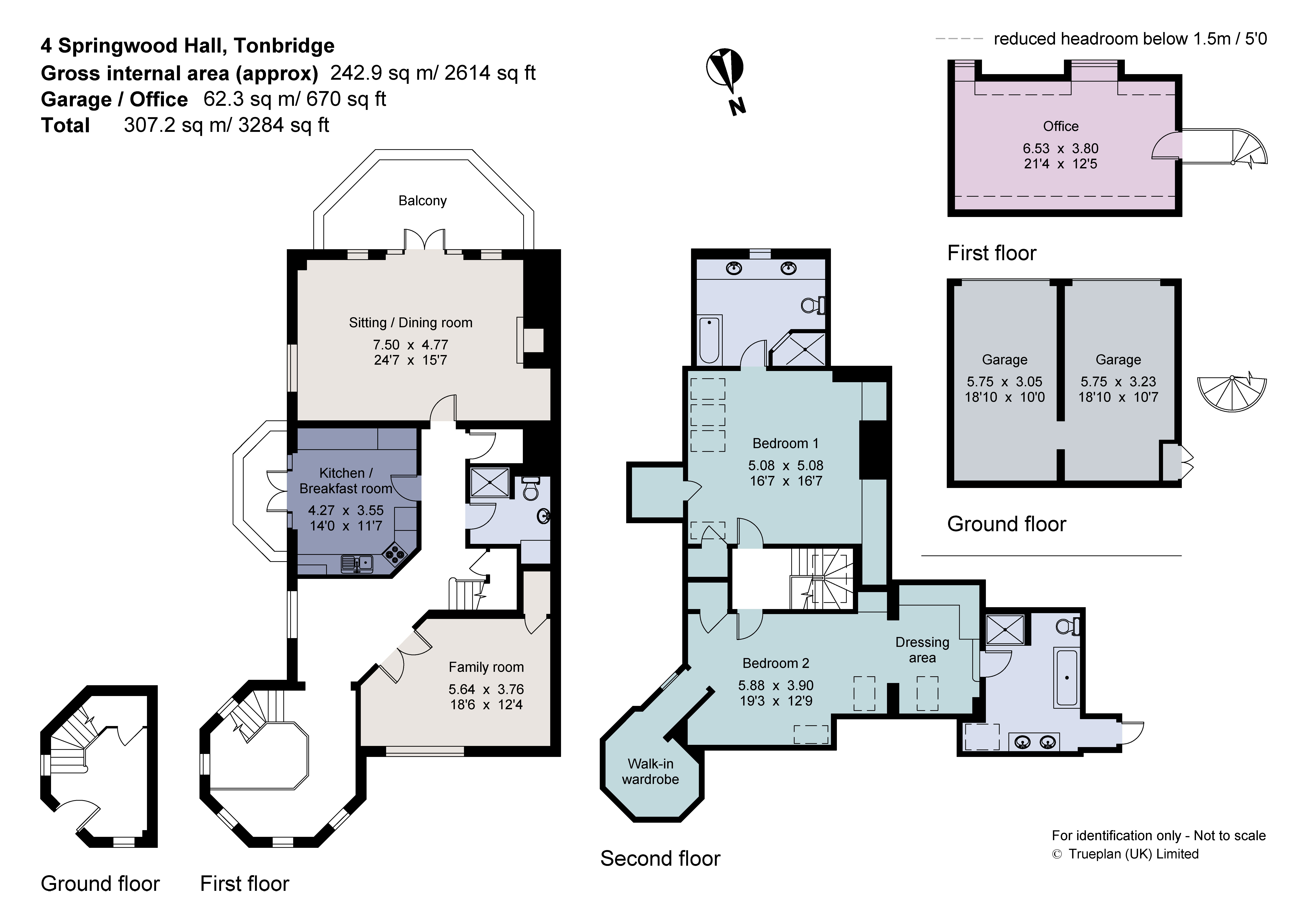 4, Springwood Hall, Tonbridge floorplan
