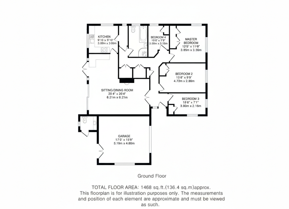 1A,, Heath Road, Hertfordshire floorplan