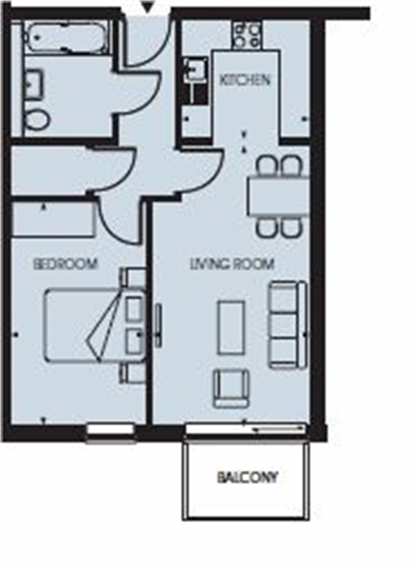 Flat 33, Waterhouse Apartments, Croydon floorplan