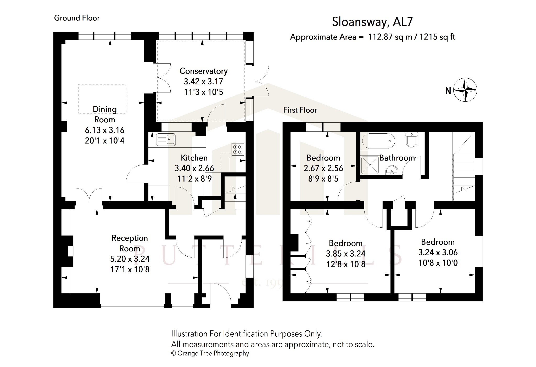 121 Sloansway, Welwyn Garden City, Hertfordshire floorplan