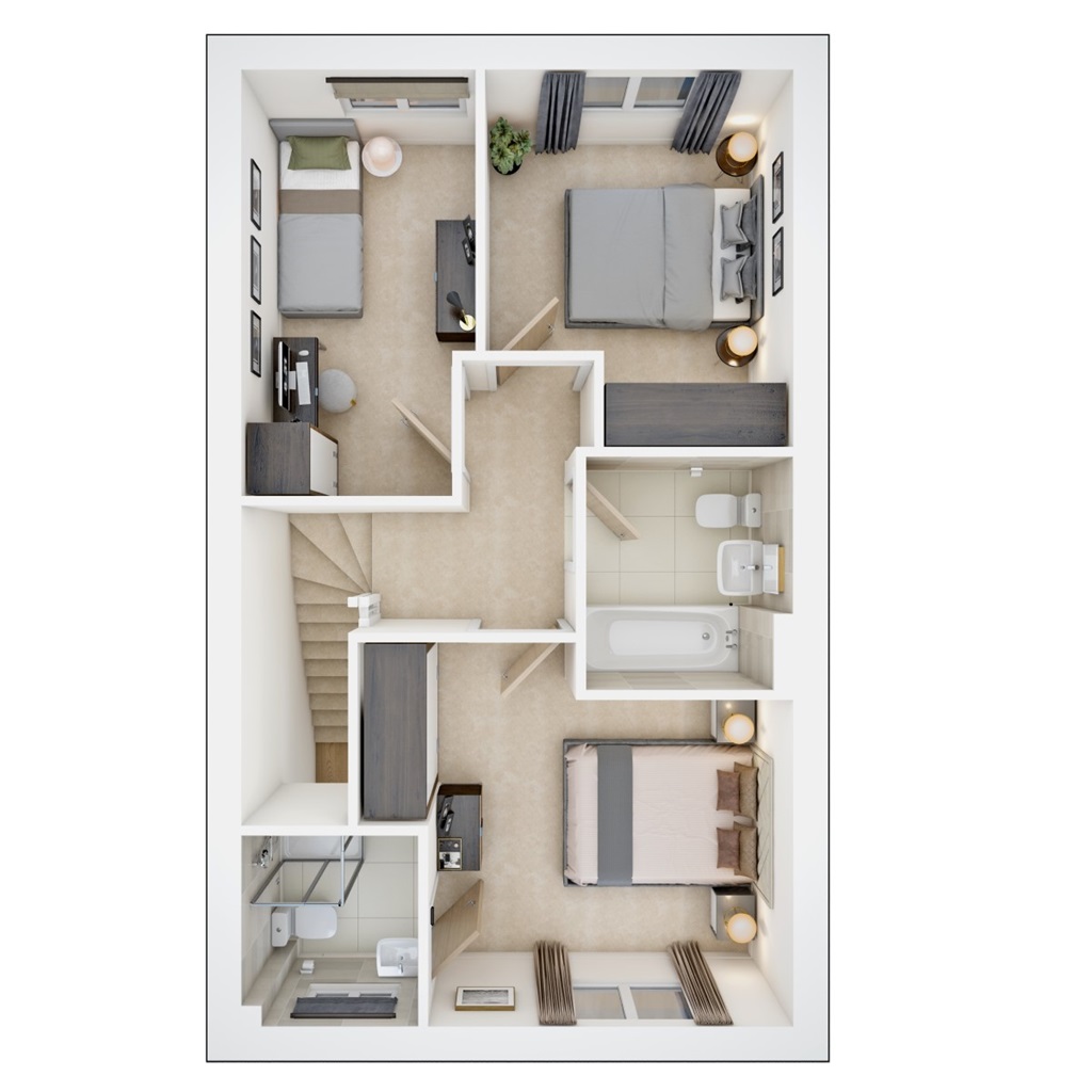 The Byford - Plot 55, St Mary View, Totnes Road, Collaton St Mary floorplan