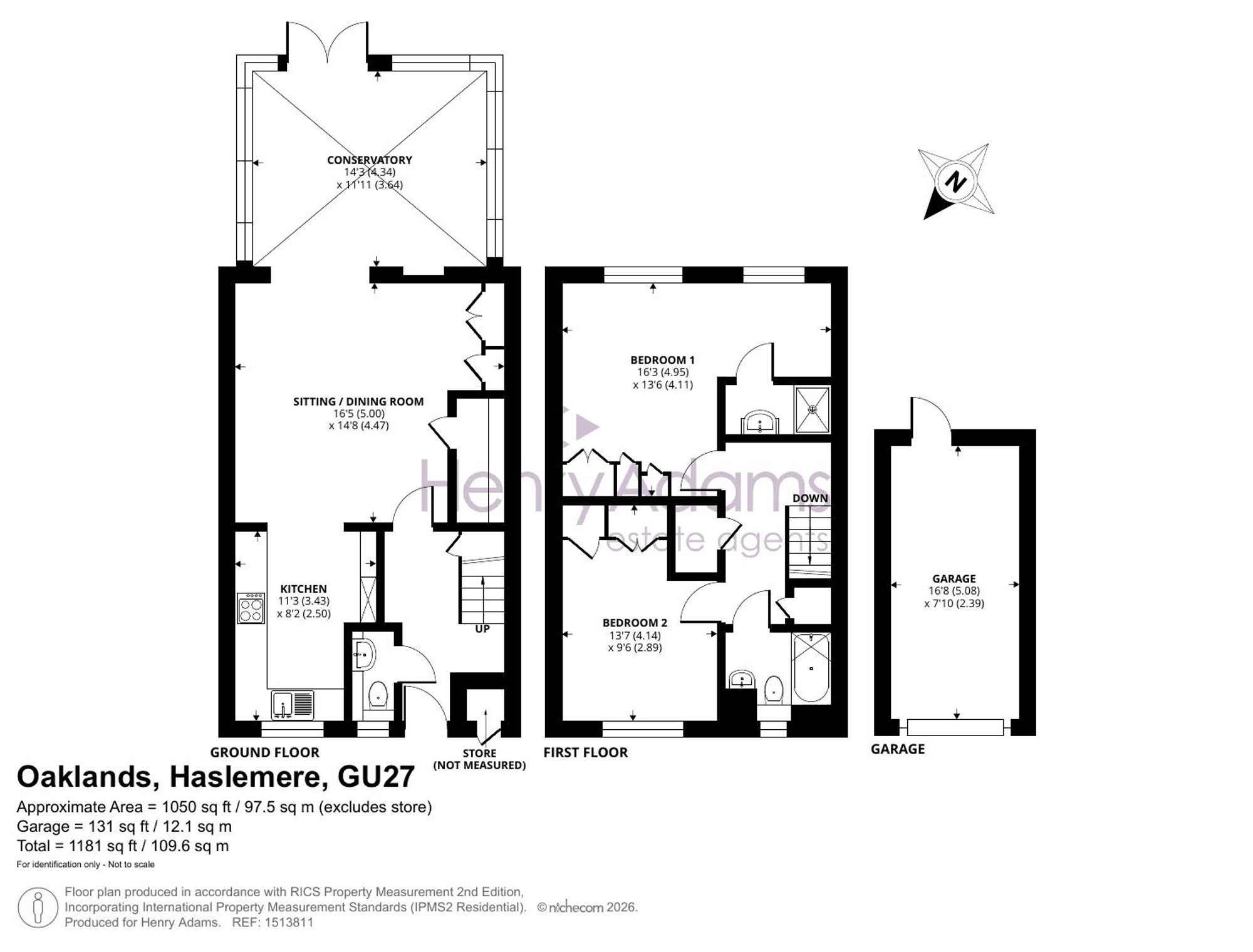 26 Oaklands, Haslemere floorplan