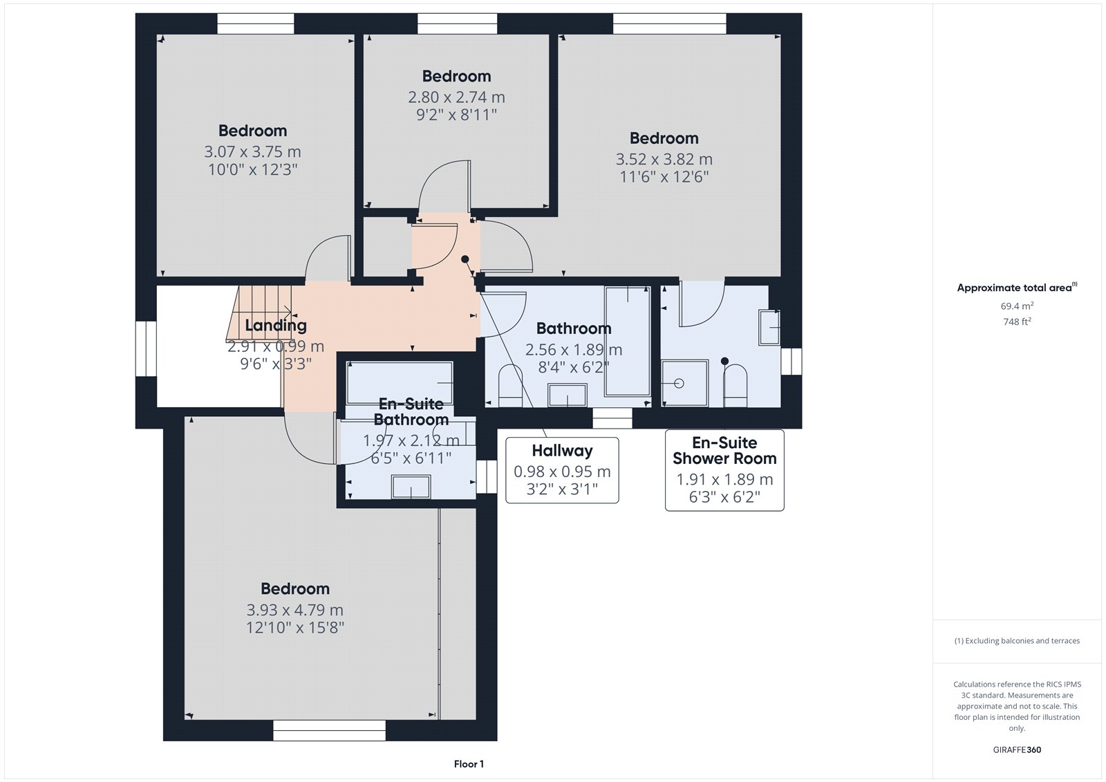 8, Beaufort Close, Weston-super-Mare floorplan