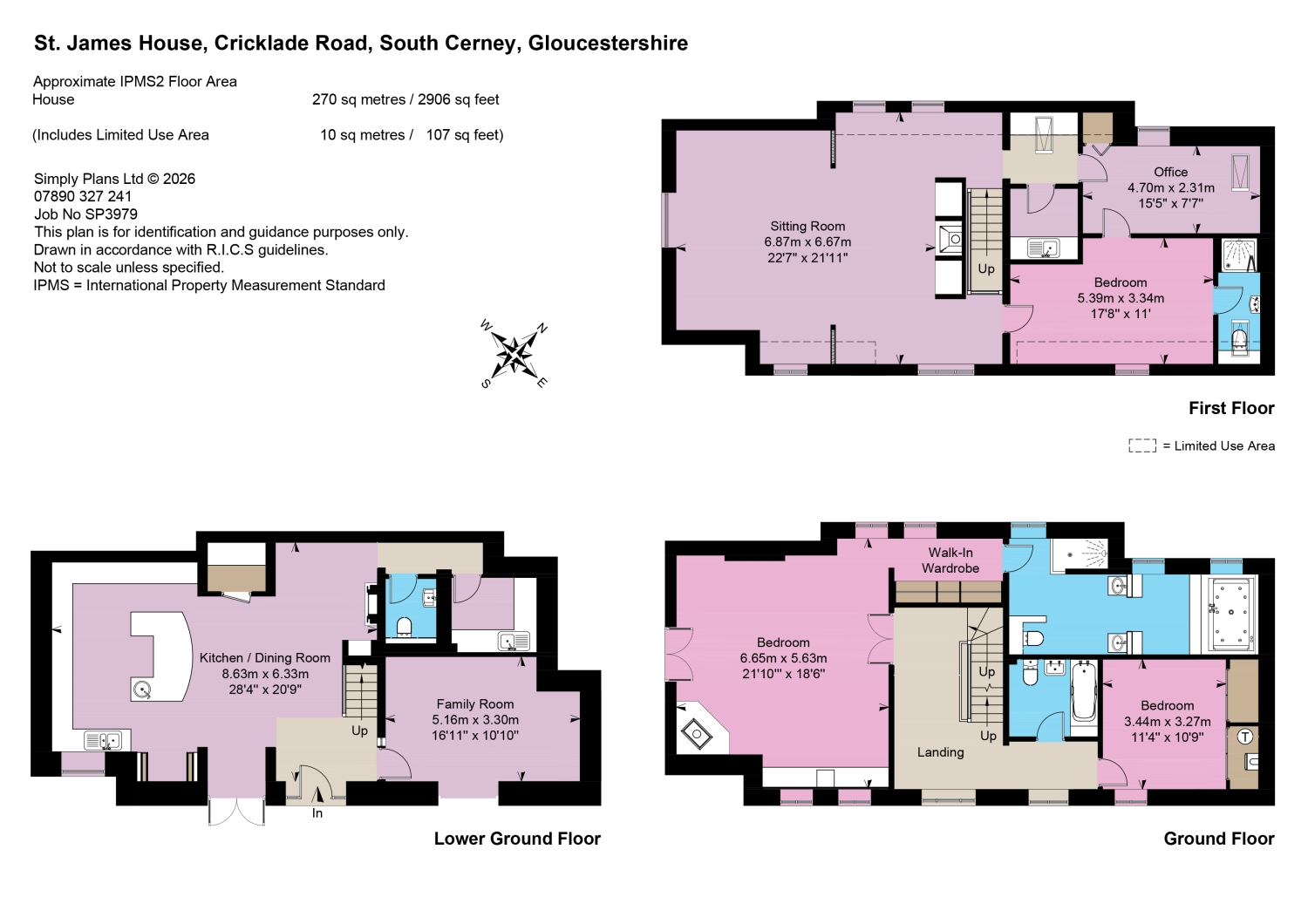 St James House, Cricklade Road, Cirencester floorplan