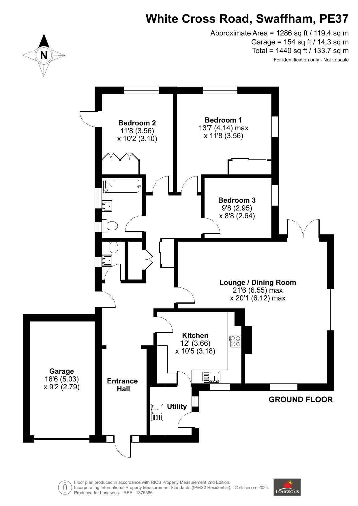 The Lavenders, Whitecross Road, Swaffham floorplan