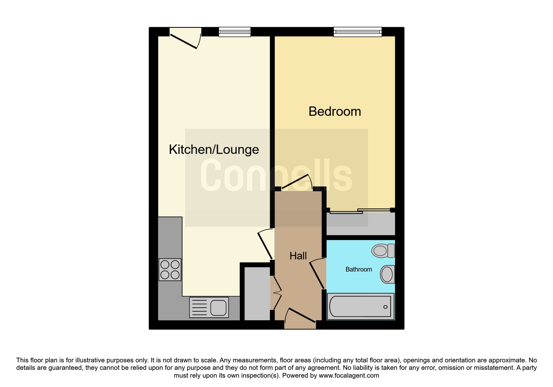 Apartment 47, Gunsmith House, 61, Price Street, Birmingham floorplan