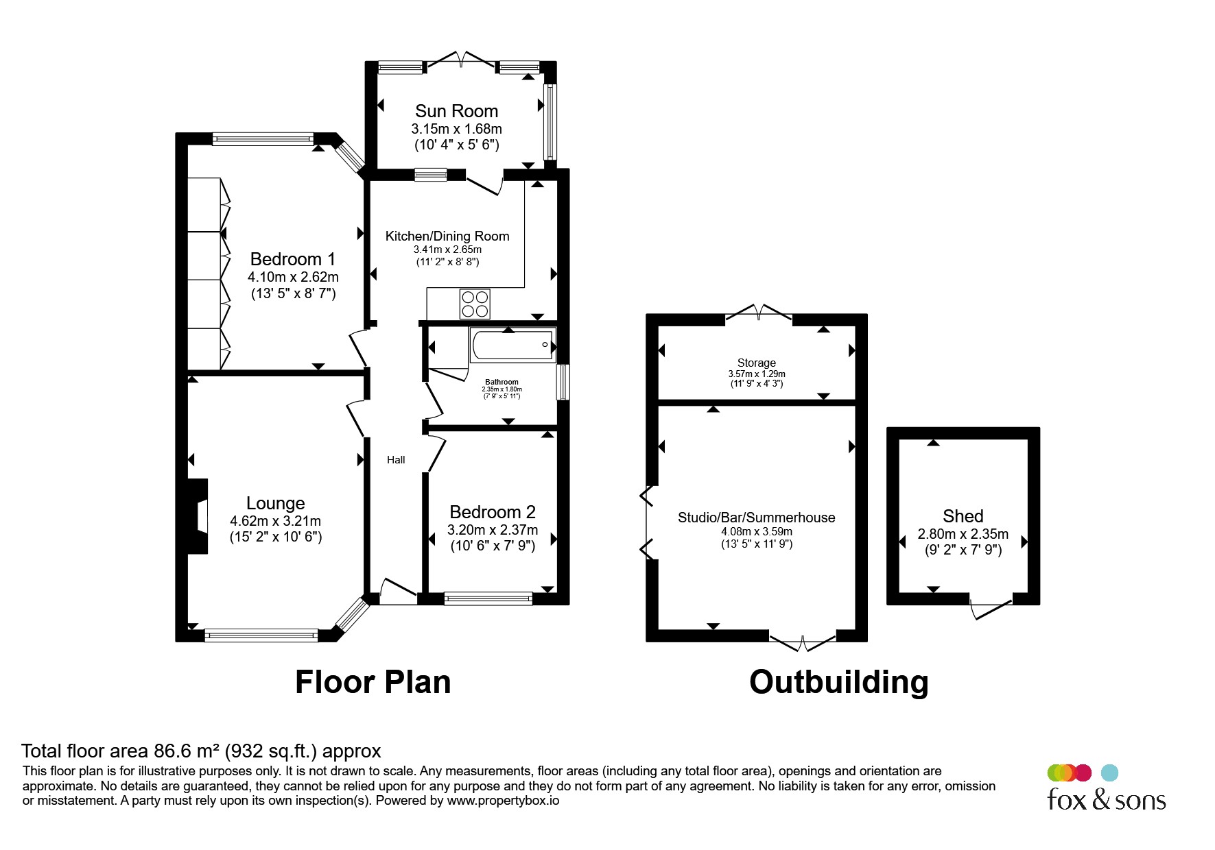 115, Downside Avenue, Worthing floorplan
