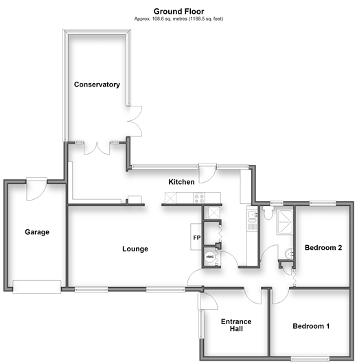 Dunes Road, Greatstone floorplan