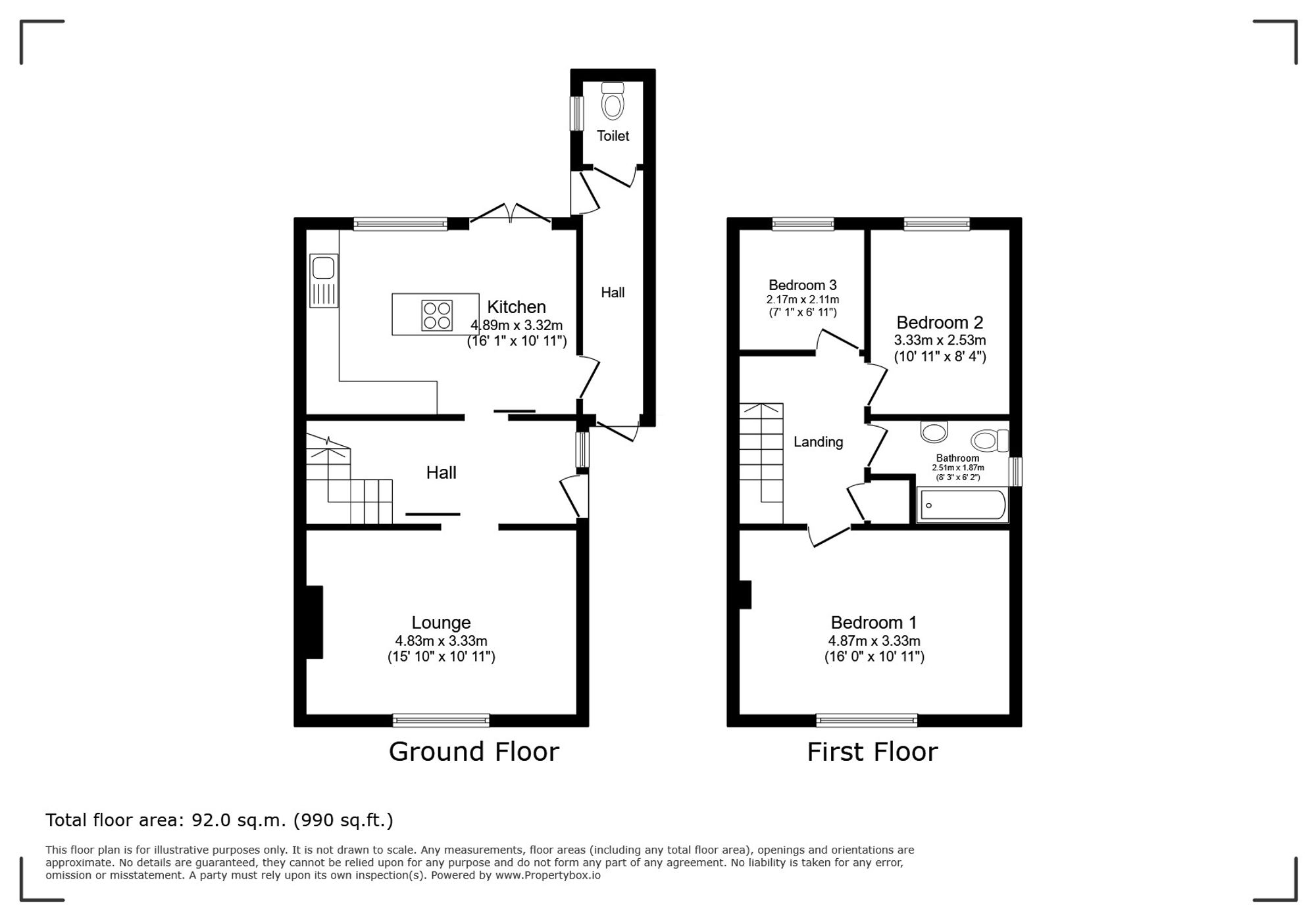 40 Hospital Road, Port Talbot floorplan