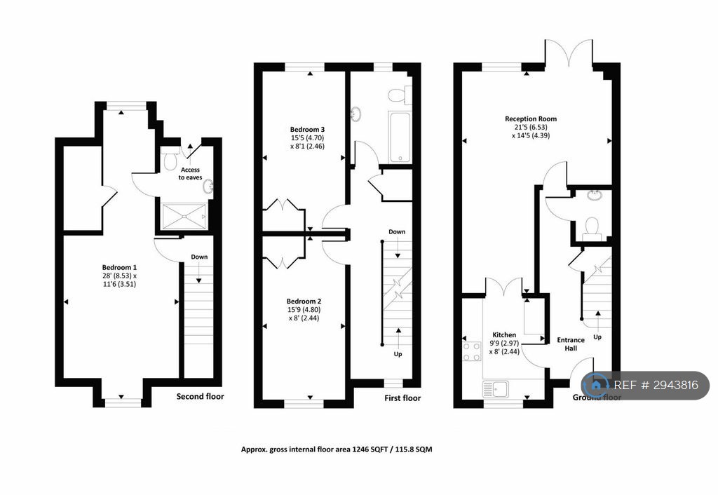 Brook Avenue, Ascot floorplan