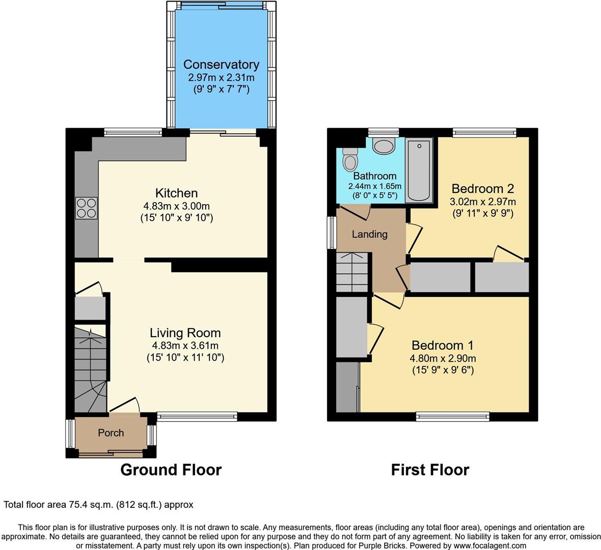 20, Queens Gardens, Dartford floorplan
