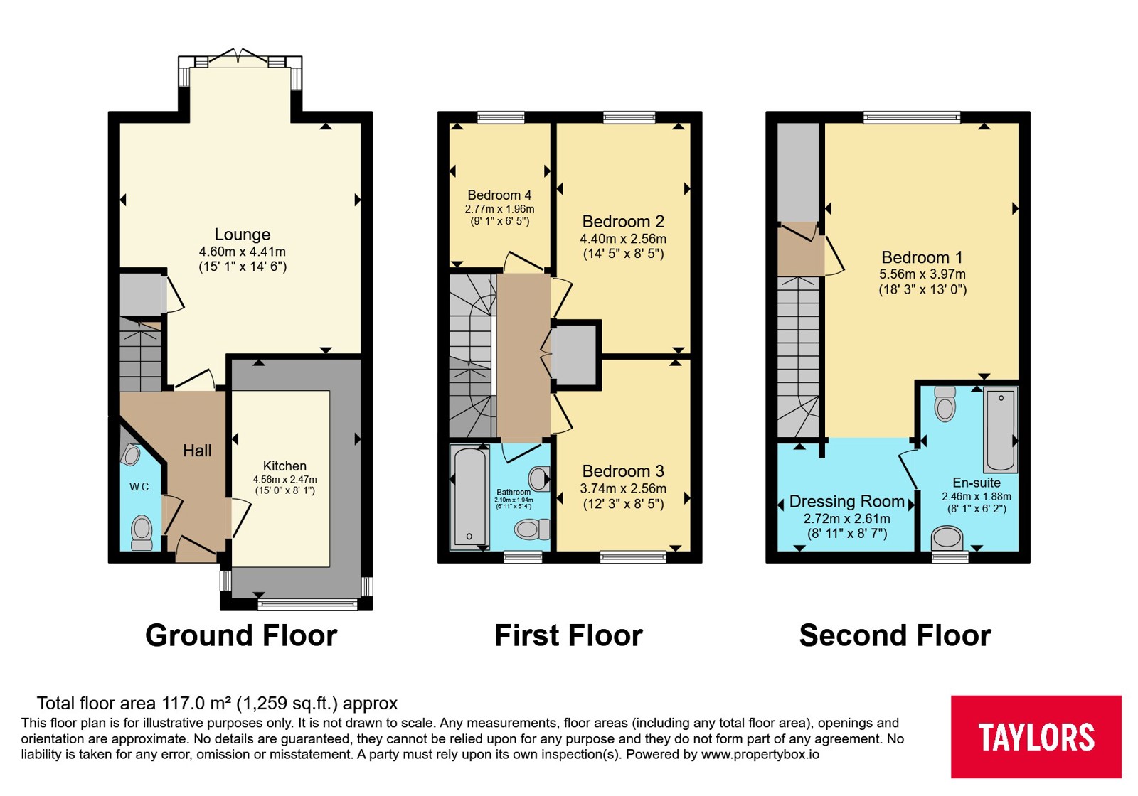 99, Barley Fields, Bristol floorplan