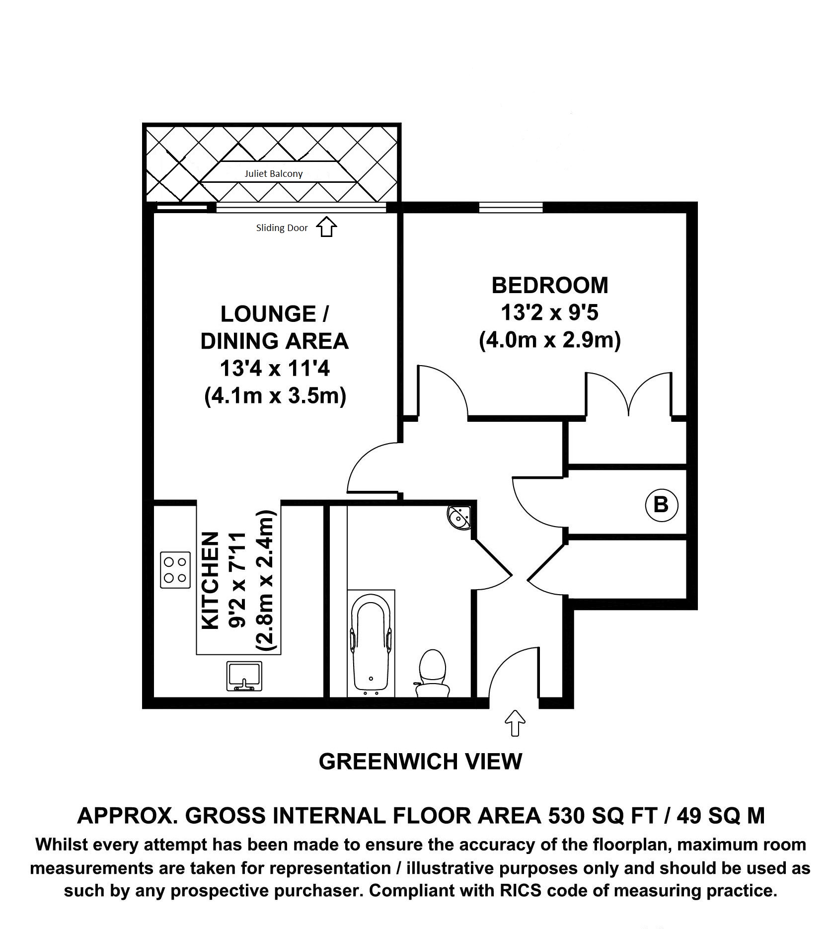 Tarves Way, Greenwich, London floorplan