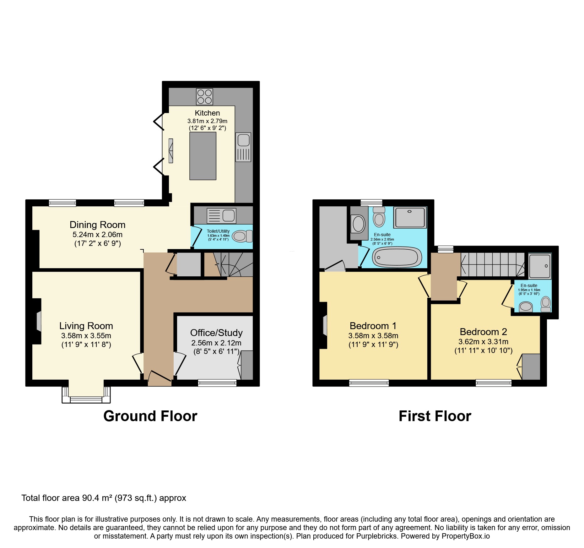 1, Hawcliffe Road, Loughborough floorplan