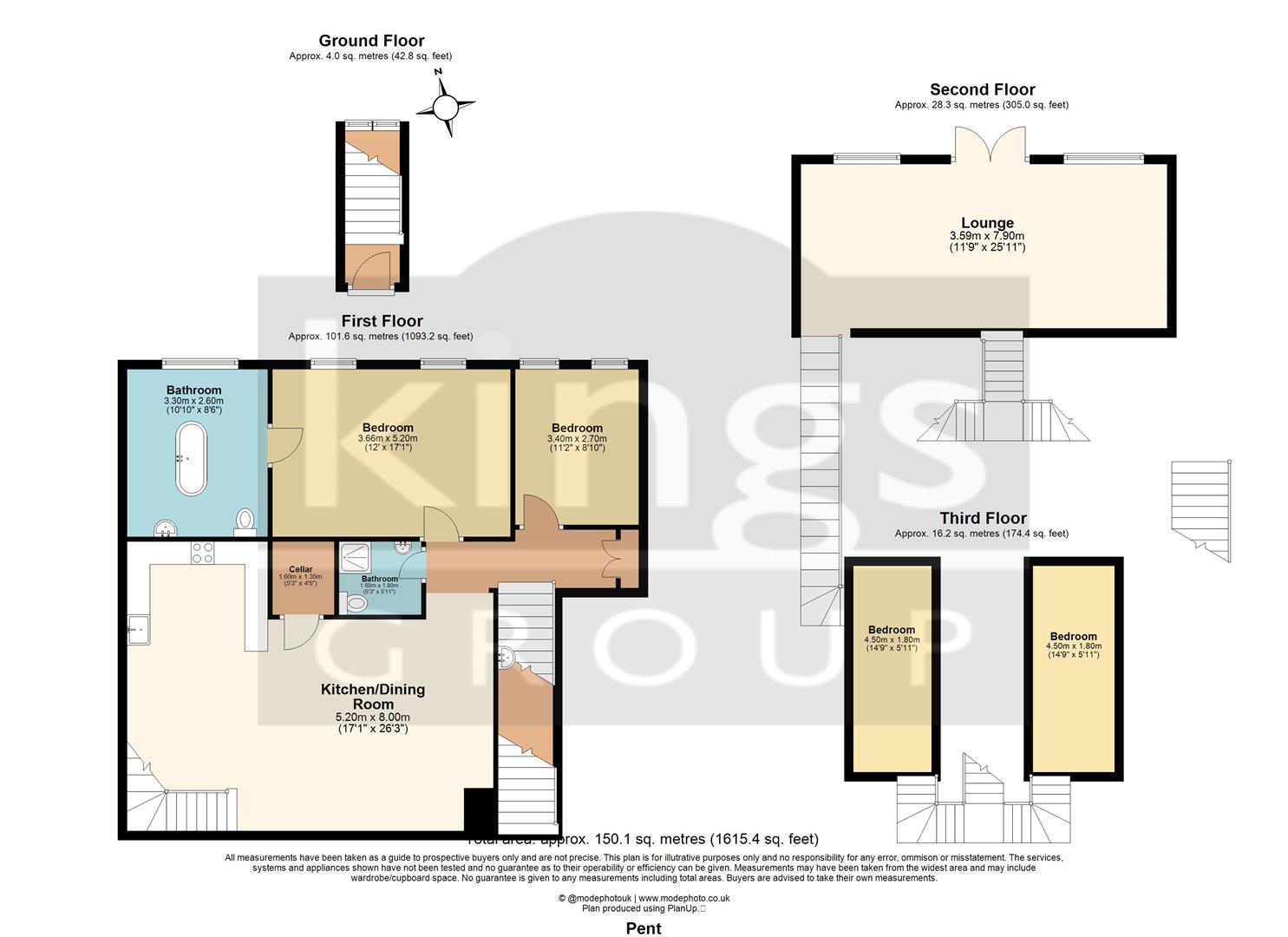 Flat 36, 2, Lansdowne Drive, London floorplan