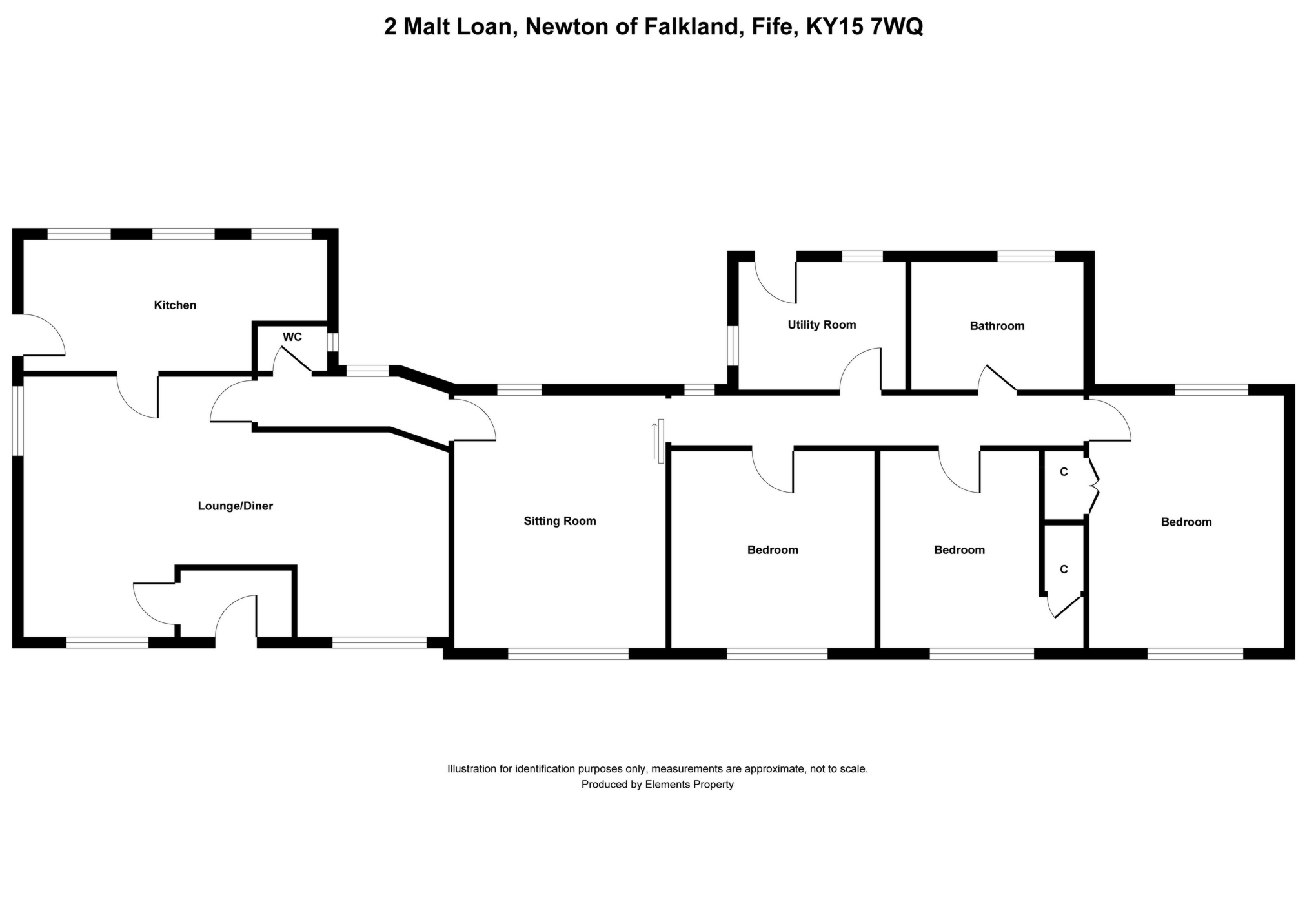2, Malt Loan, Cupar floorplan