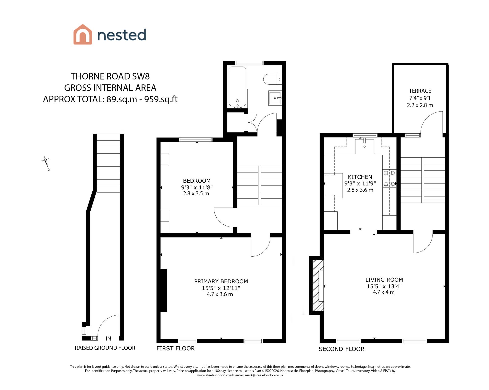 48 Thorne Road, London floorplan