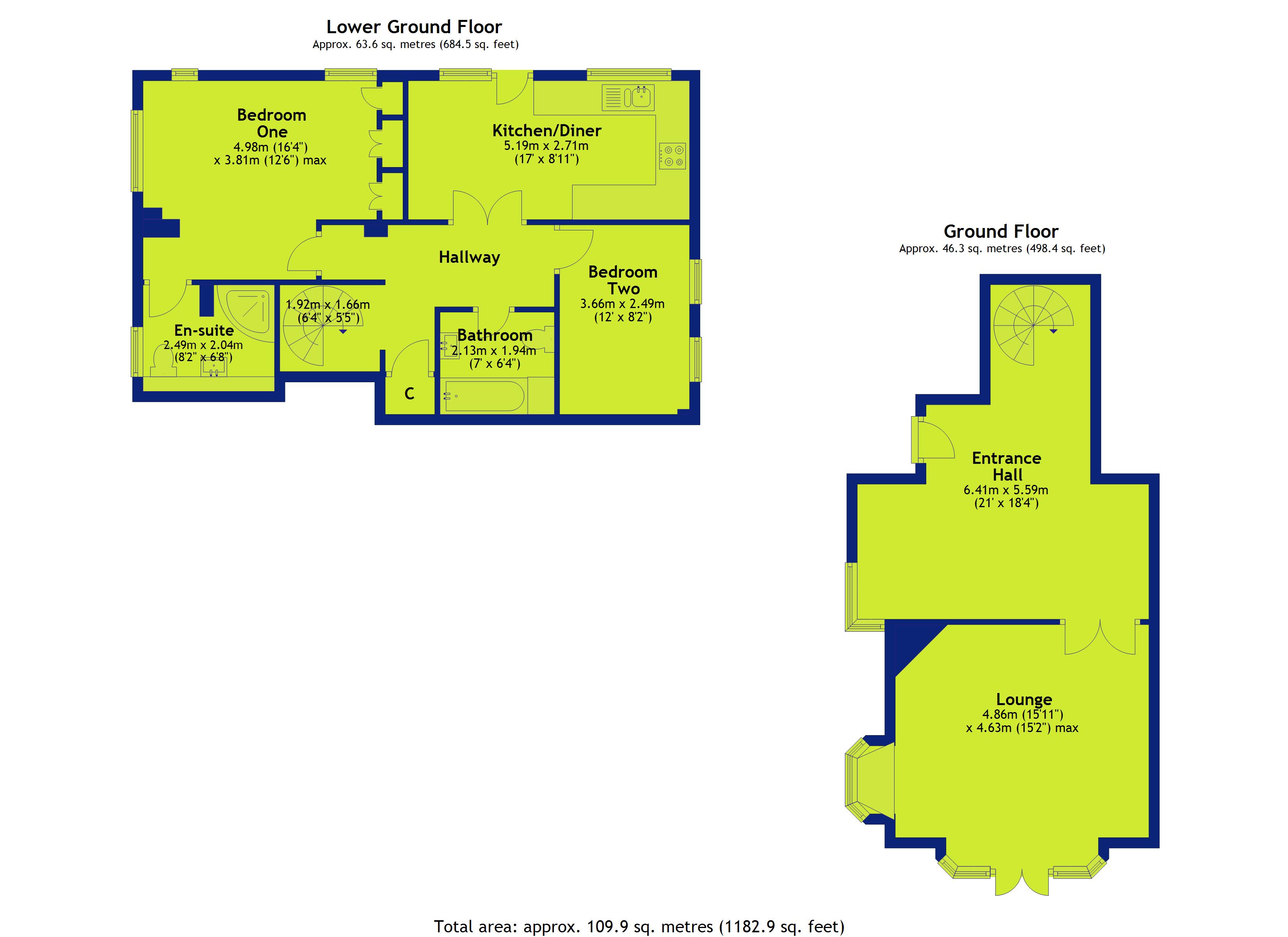 2 Bedrooms Flat for sale in Fairlawn Place, Private Road, Sherwood, Nottingham NG5
