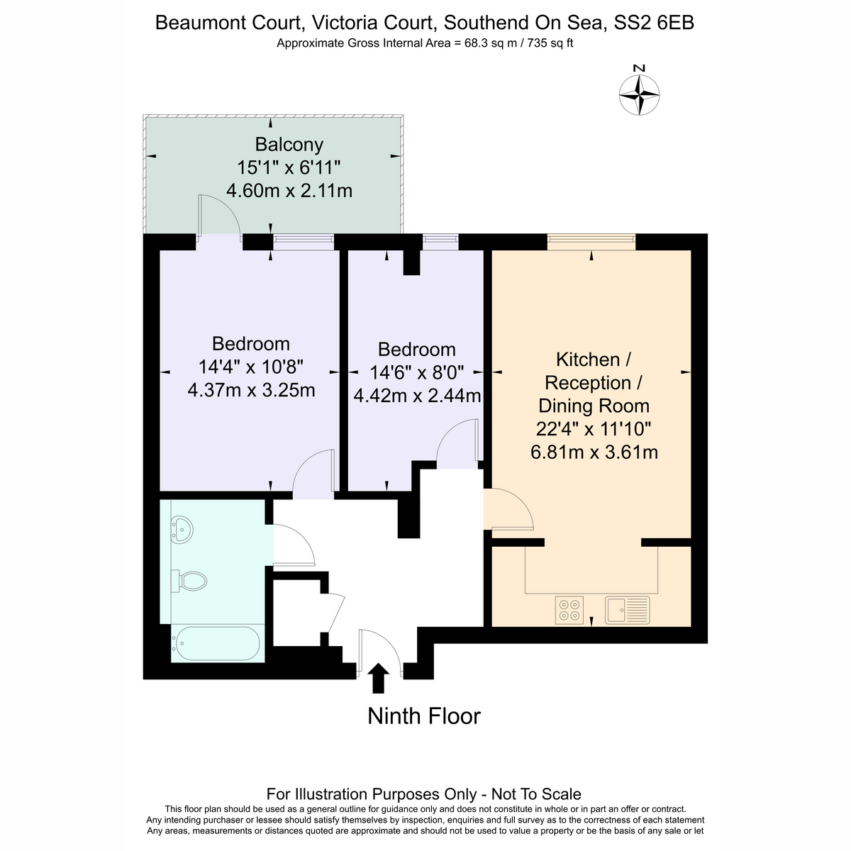 61, Victoria Avenue floorplan