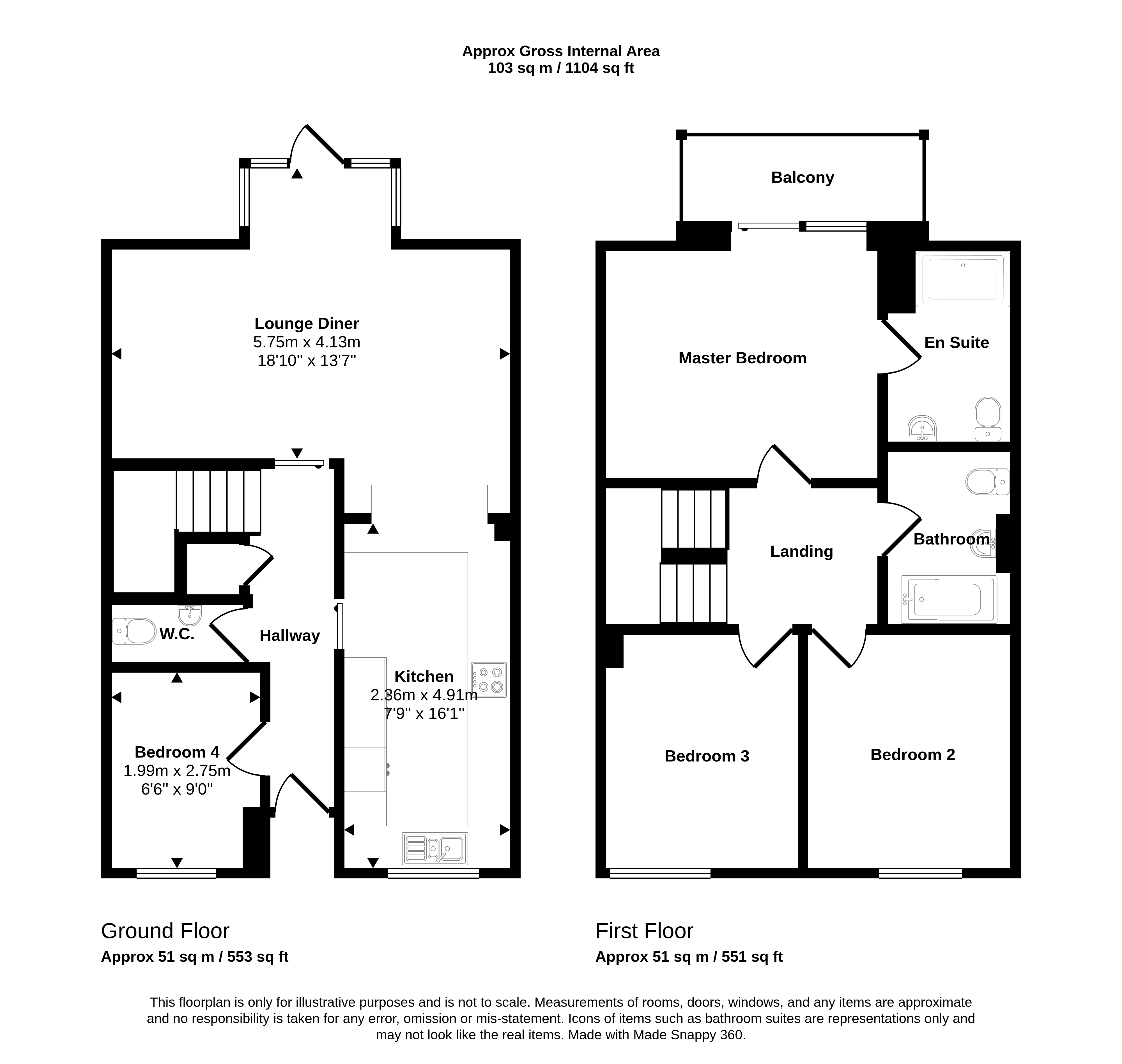 31, Commissioners Wharf, North Shields floorplan