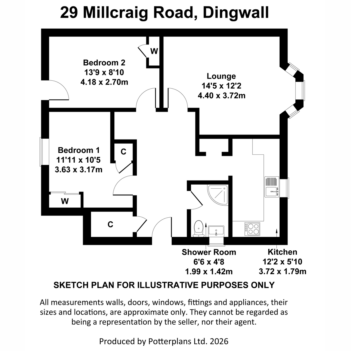 29, Millcraig Road, Dingwall floorplan