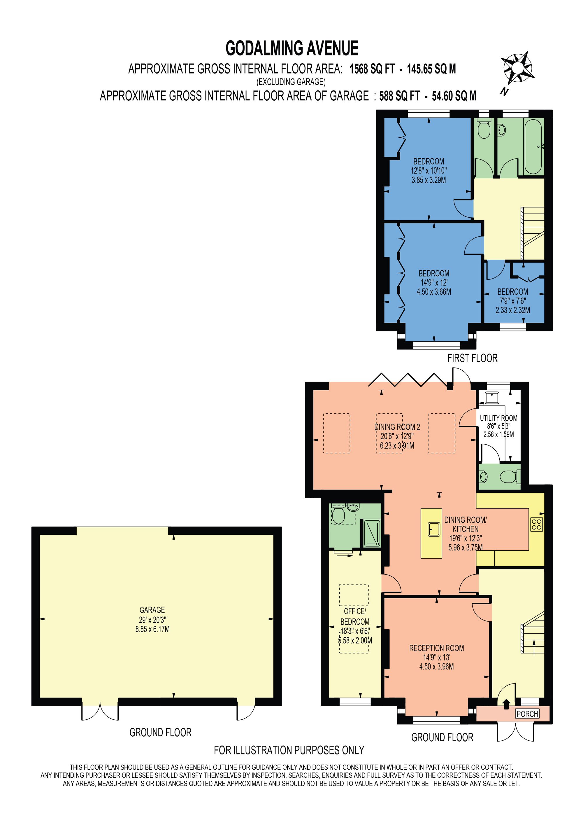 20 Godalming Avenue, Wallington floorplan
