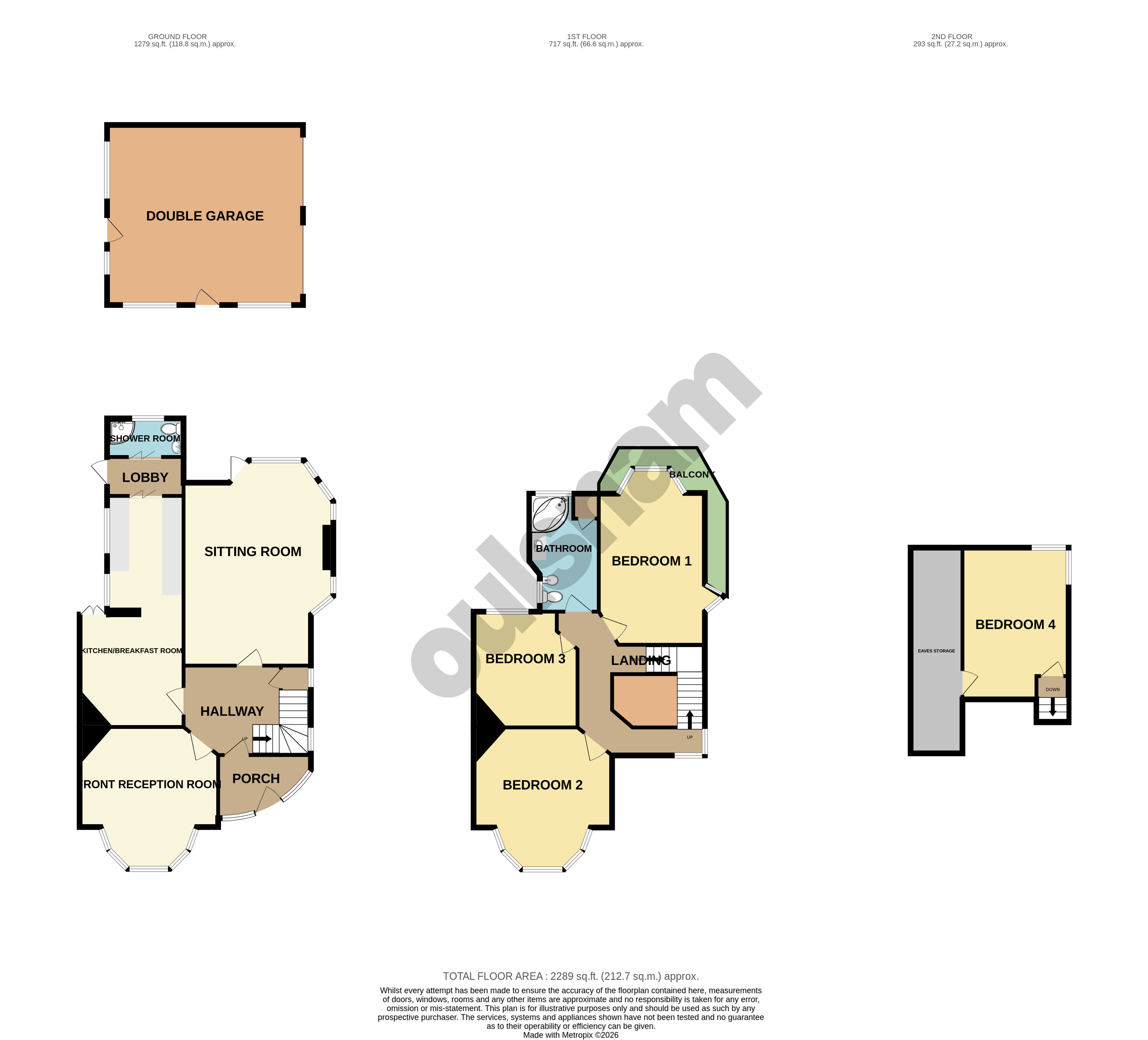 62, Clarence Road, Birmingham floorplan