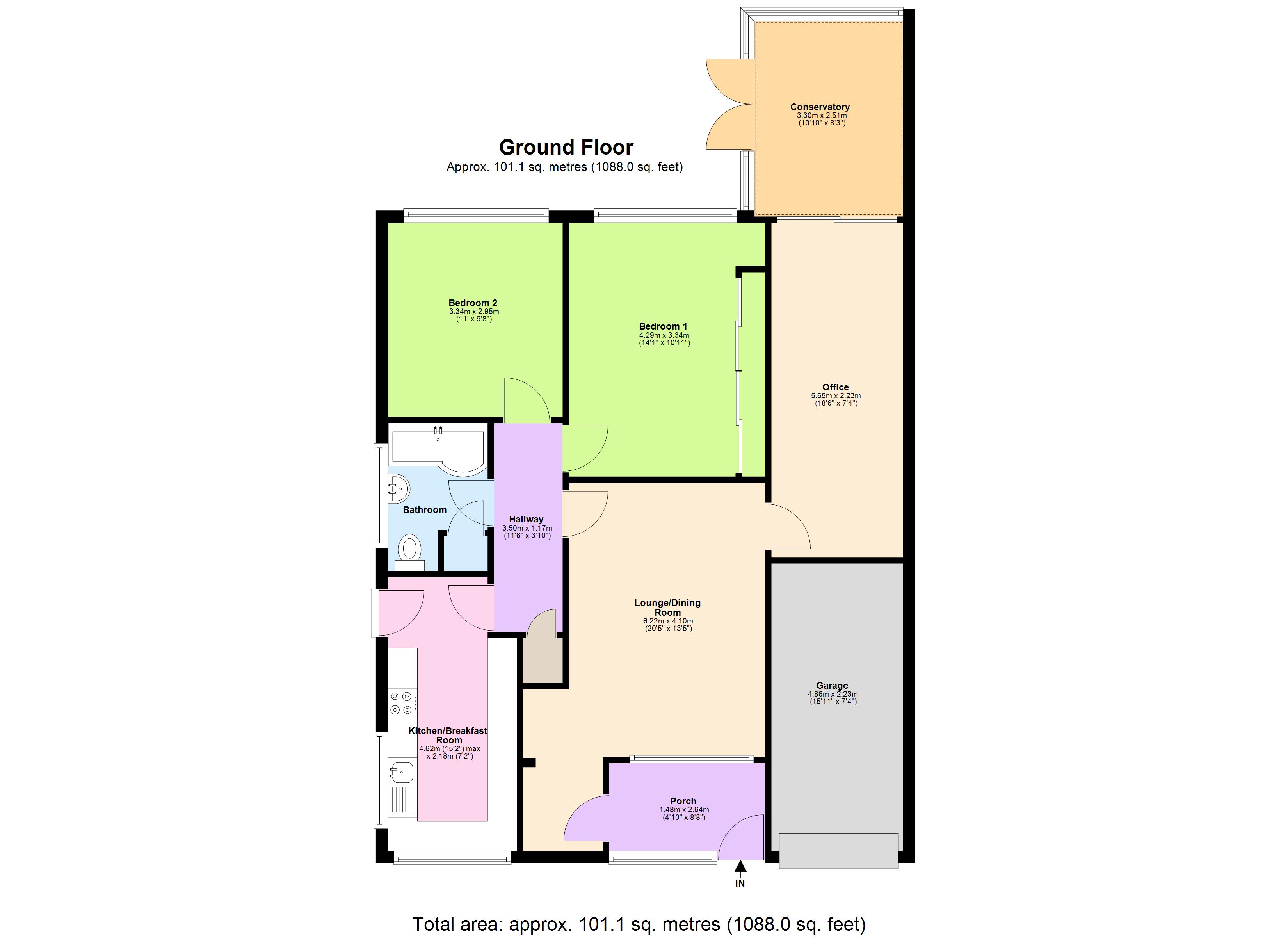 3, Moore Road, Hertfordshire floorplan