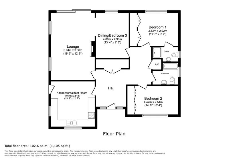 1, Murley Grange Bishopsteignton, TEIGNMOUTH floorplan