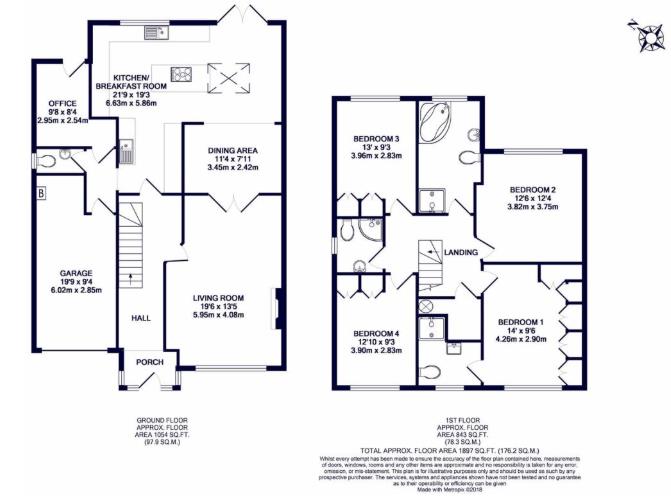 Vine Lane, Uxbridge floorplan