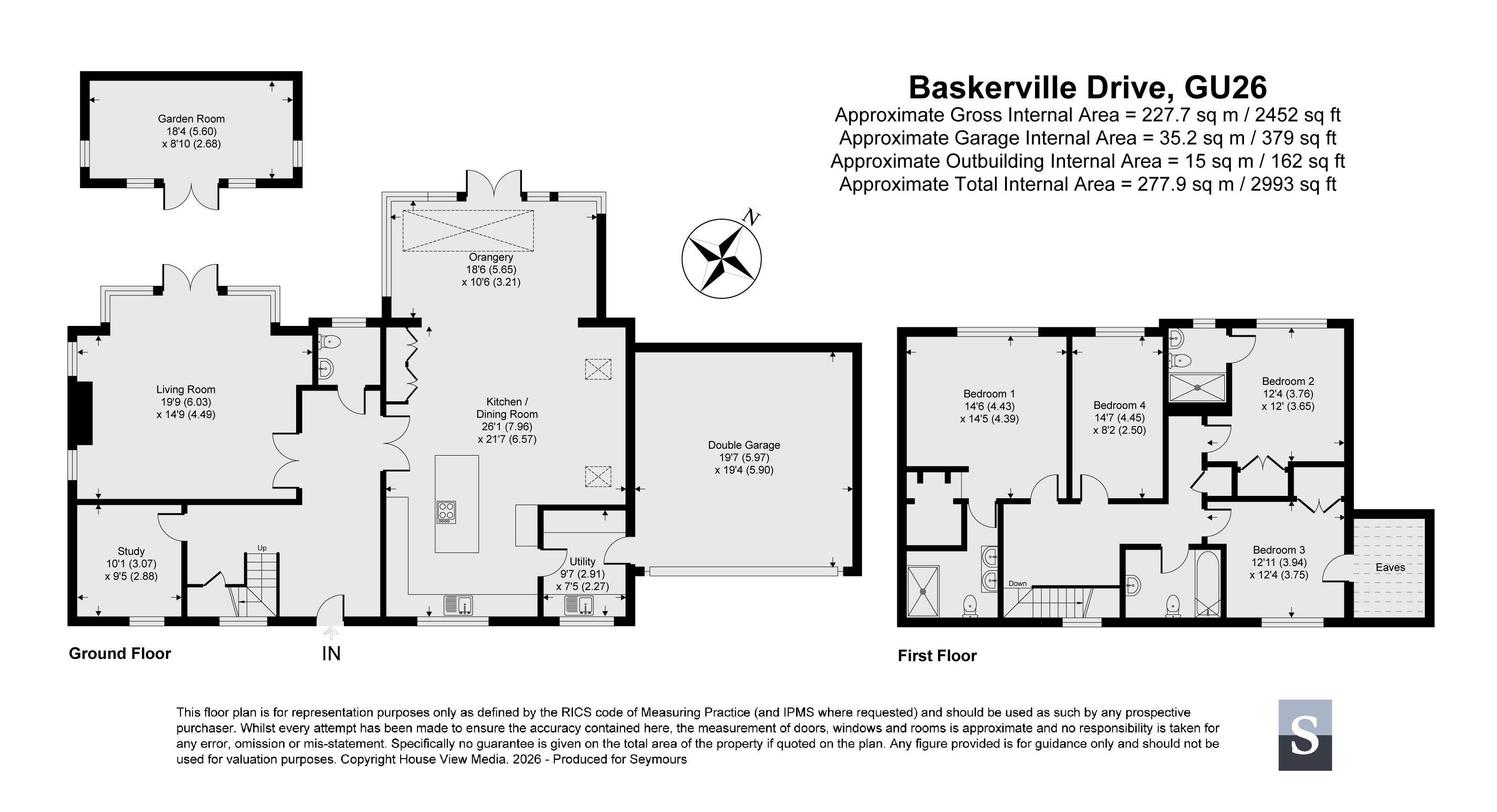Upper Fielde, 9, Baskerville Drive, Surrey floorplan