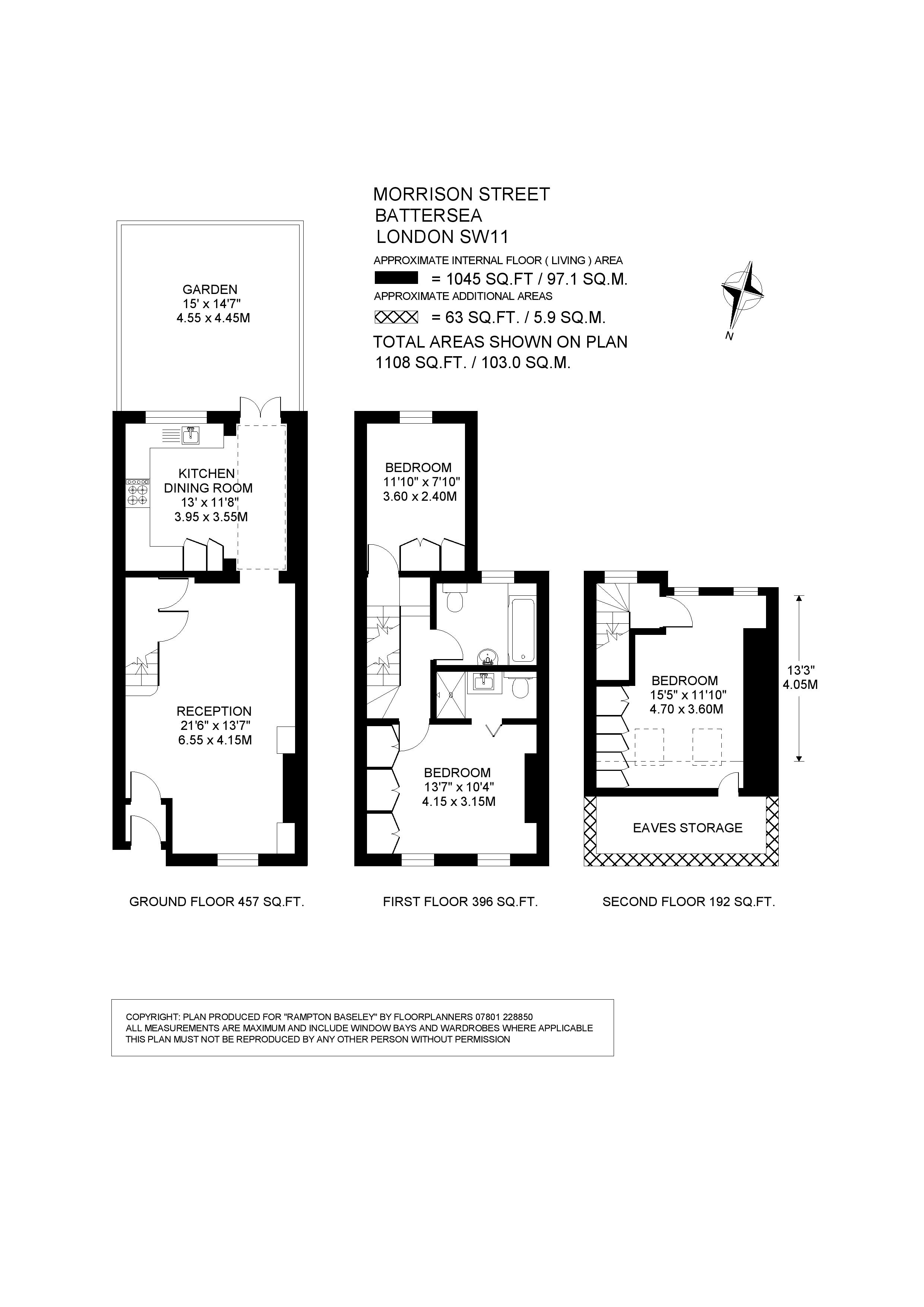 63, Morrison Street, London floorplan