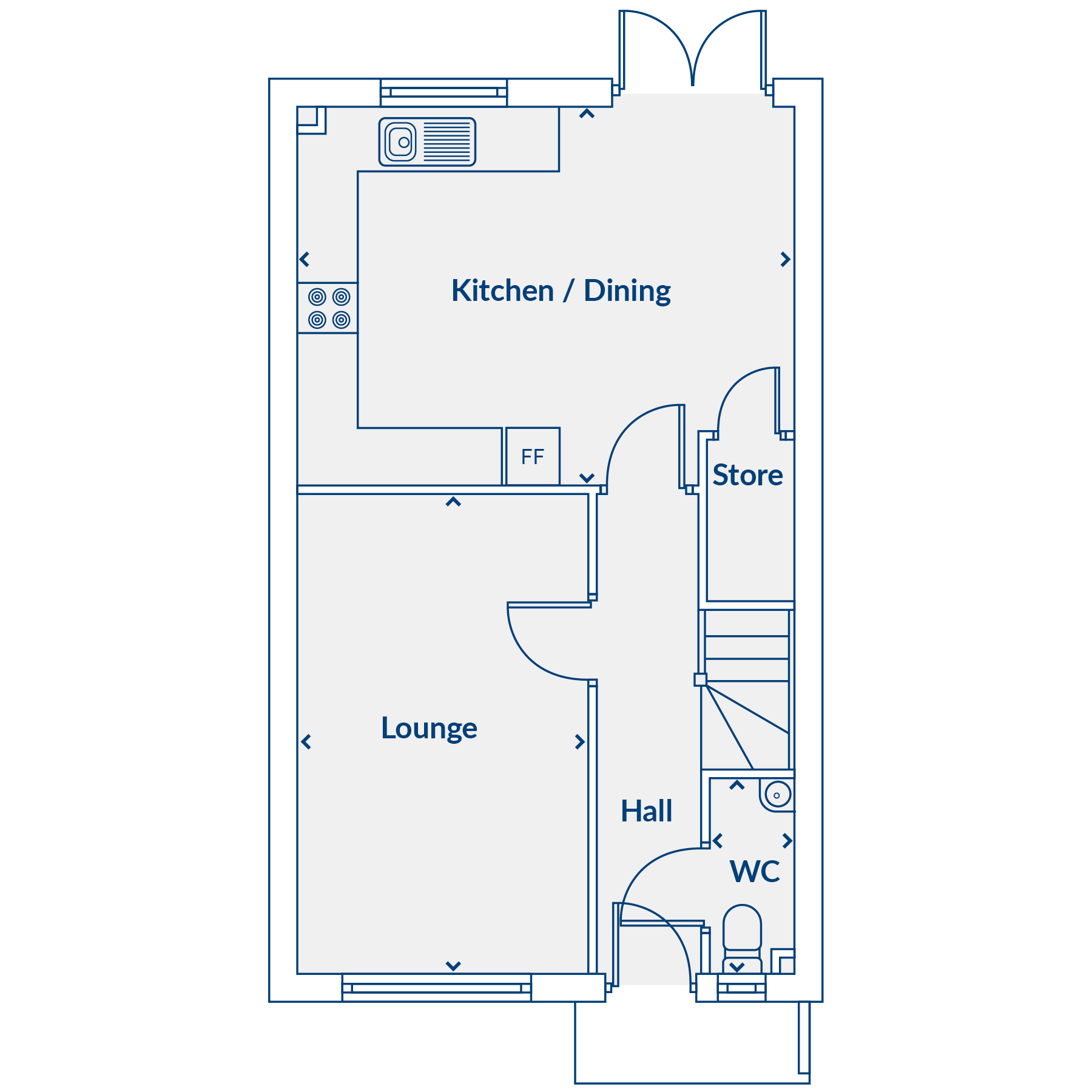 Plot 19, Keepmoat - Fairlands Gate Sales Office, Bedwell Crescent, Stevenage floorplan