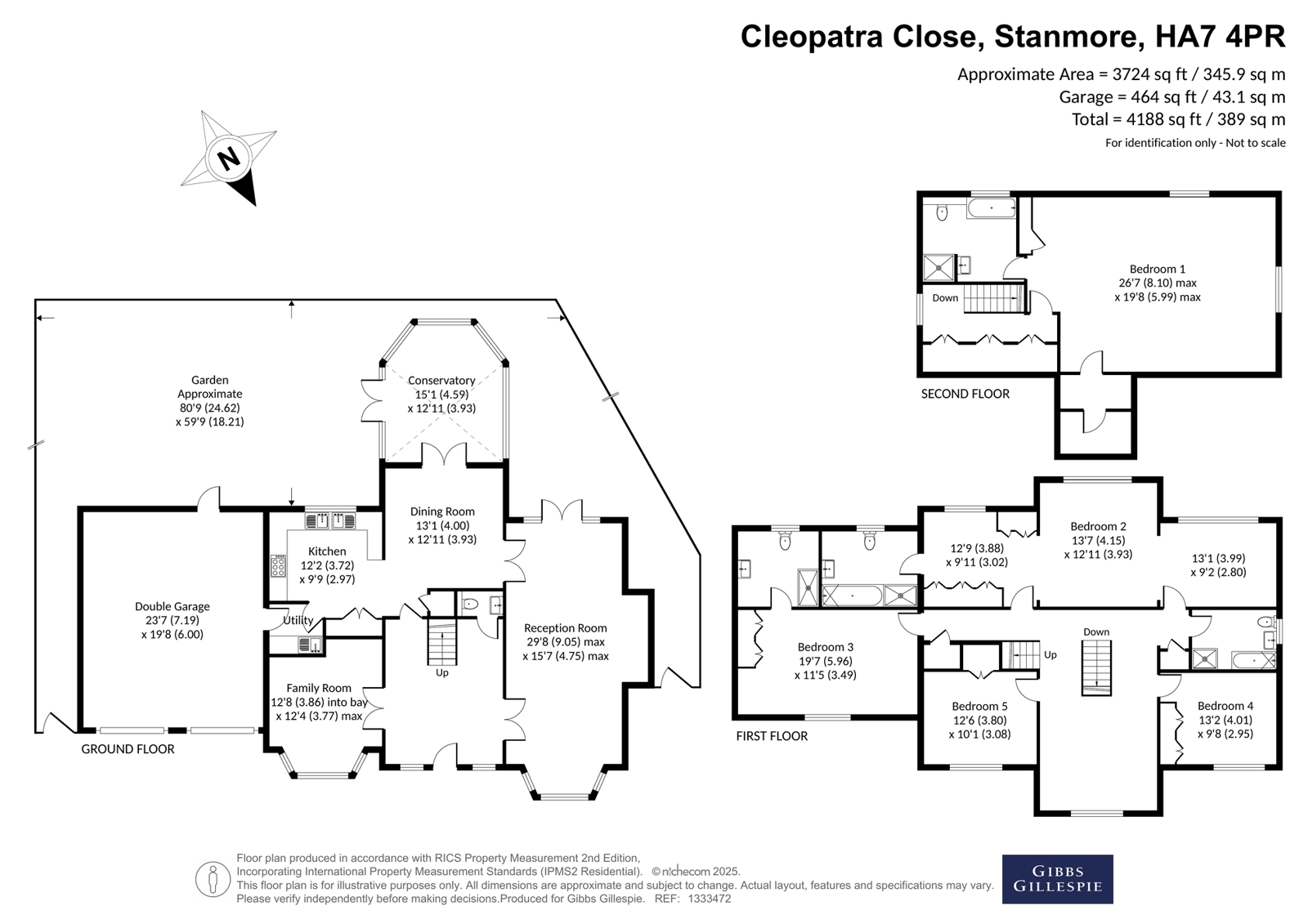 6, Cleopatra Close, Stanmore floorplan