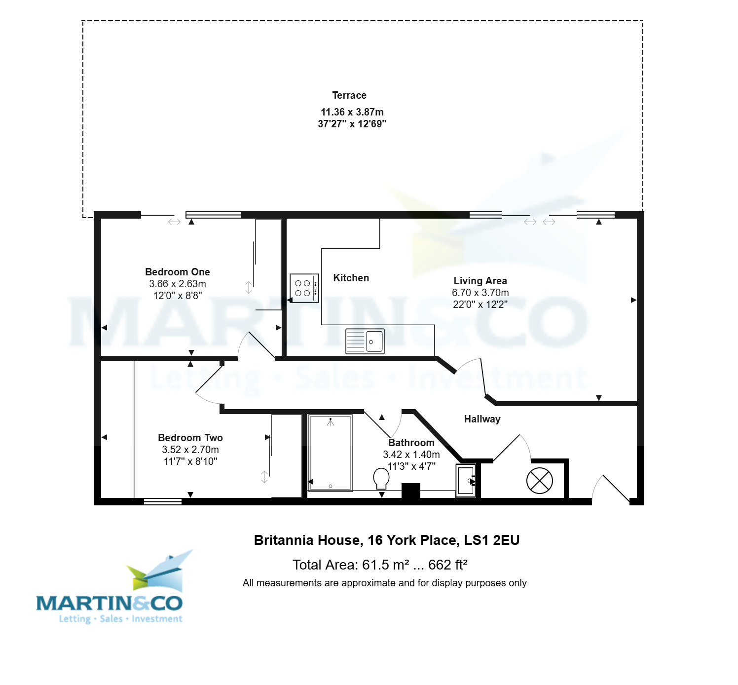 42, Britannia House, Leeds floorplan